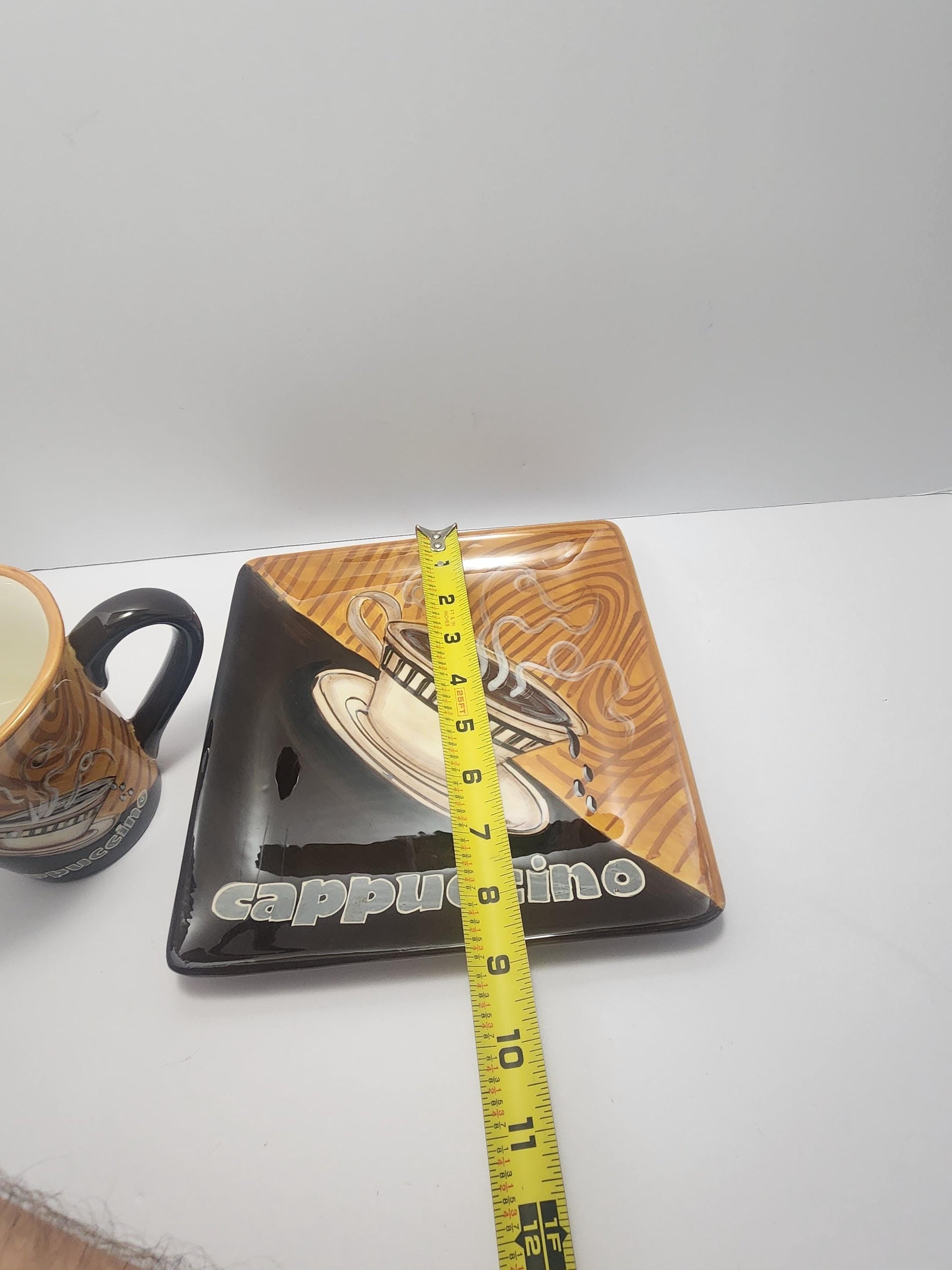International Plates Cappuccino Plate & Mug SET - Plates - Mugs - Coffee - Coffee Mug - Cappuccino - Breakfast