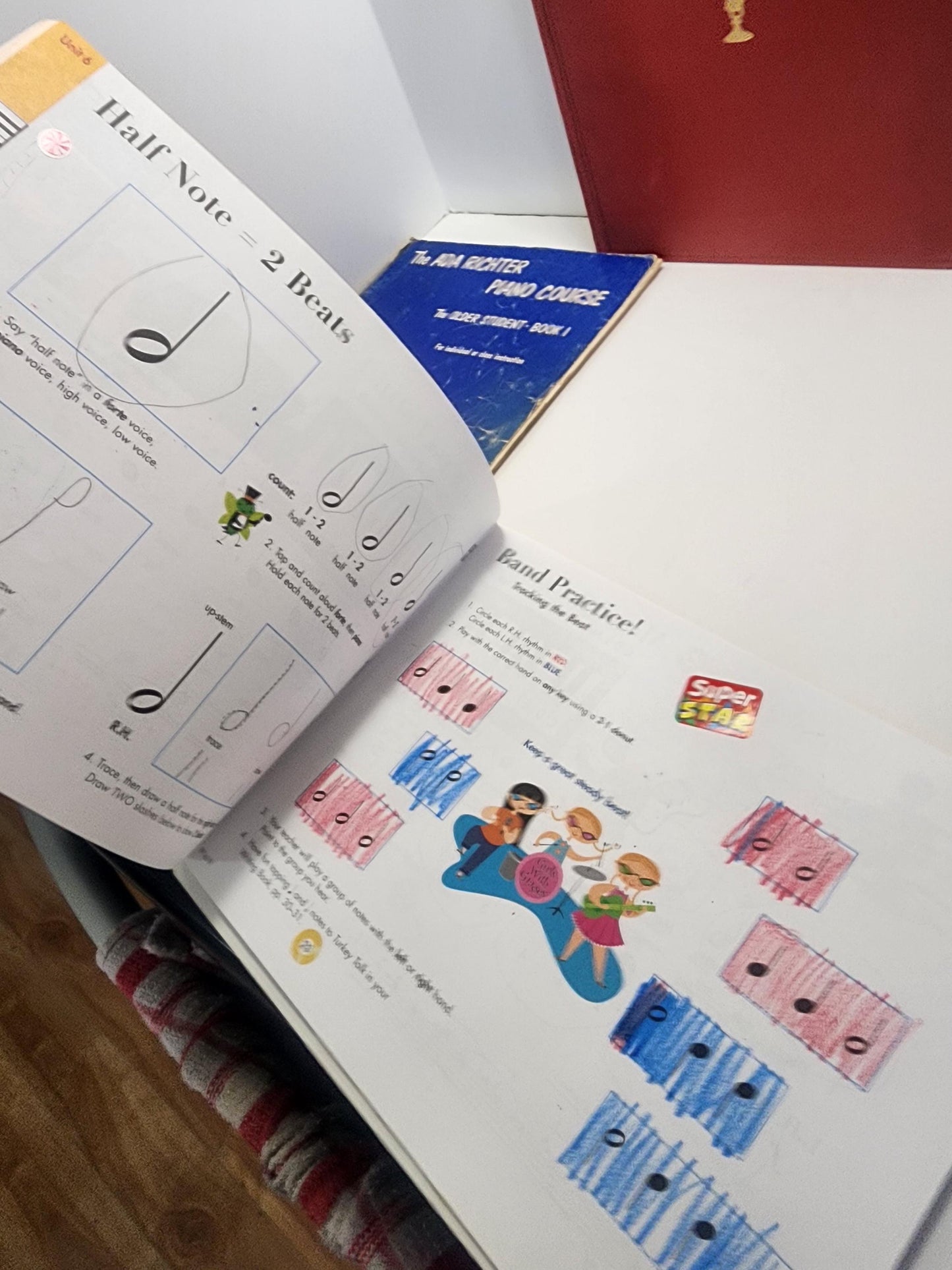 My First Piano & Others LOT Of 5 Lesson Books - Sheet Music - Piano - My First Piano - Lesson Books - Band - Instruments - Musical Books