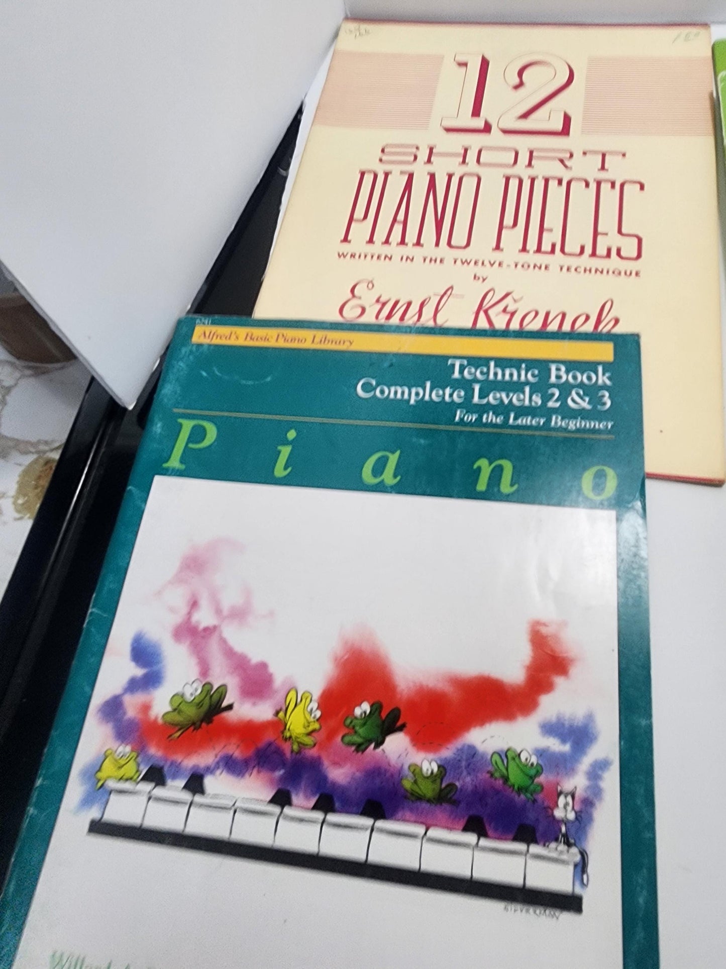 Piano Learning Lesson Vintage Music Sheets - Music Sheets - Piano - Piano Gifts - Learning Piano - Music - Instruments