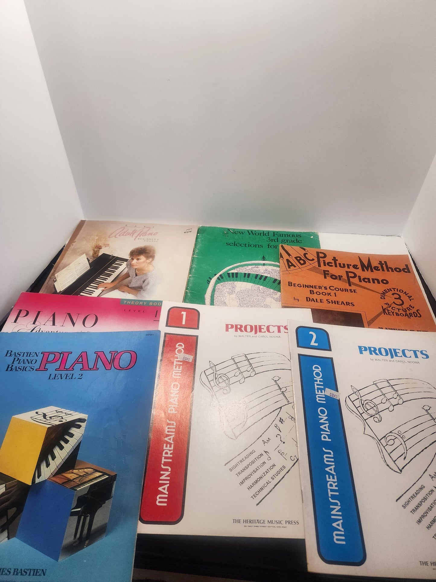 Piano Learning Lesson Vintage Music Sheets - Music Sheets - Piano - Piano Gifts - Learning Piano - Music - Instruments