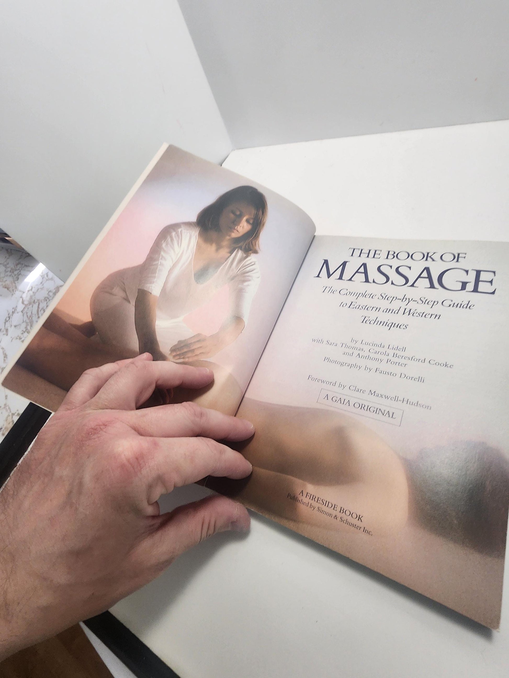 The Book Of Massage Step By Step Guide - Massage - Educational Books - Health & Fitness - Massage Books - Vintage Book - Couples Gifts