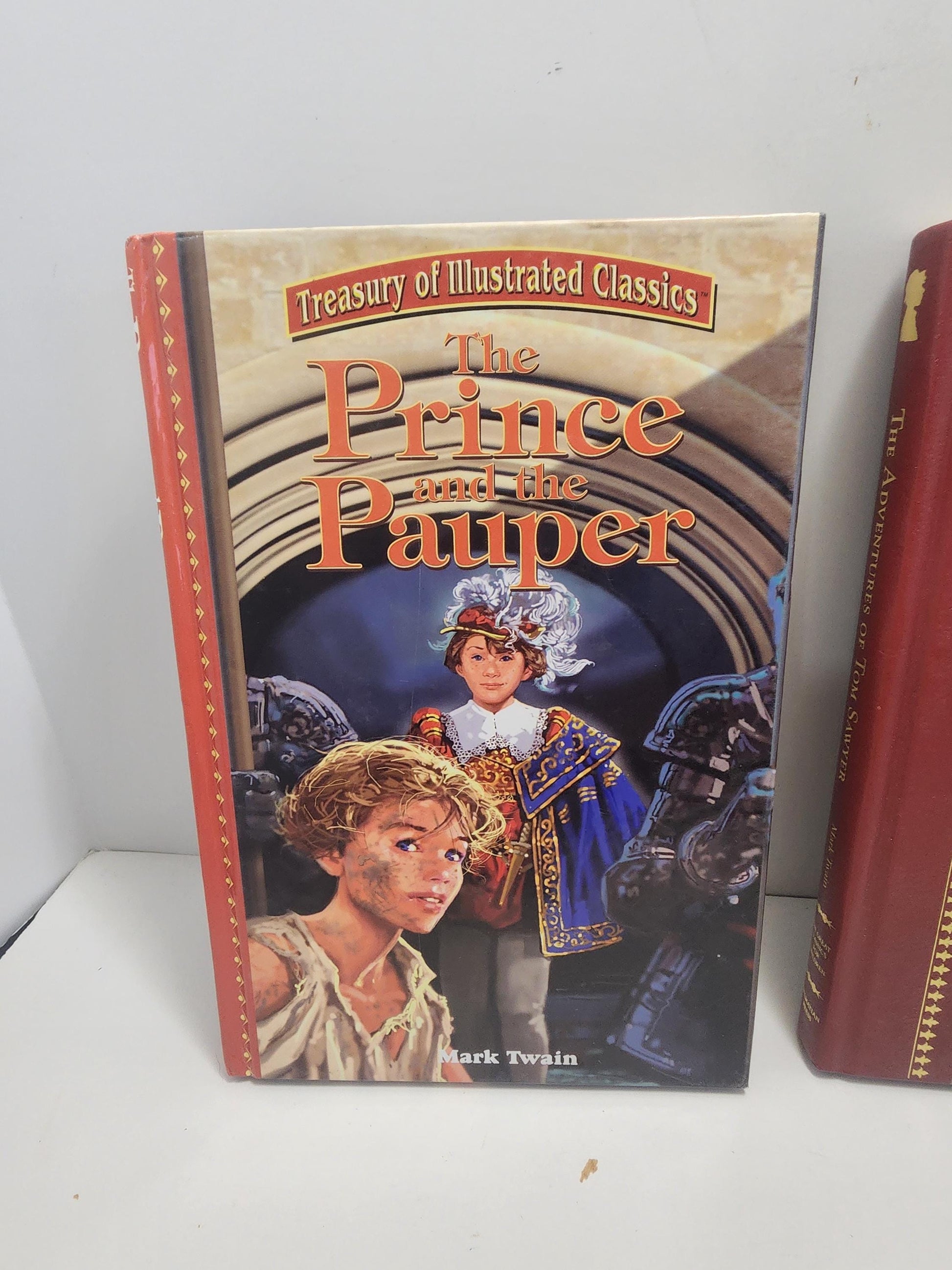 Treasury Of Illustrated Classic Vintage 2000s Books - Tom Sawyer - Mark Twain - The Prince And The Pauper - Classic Books - Fairy Tales