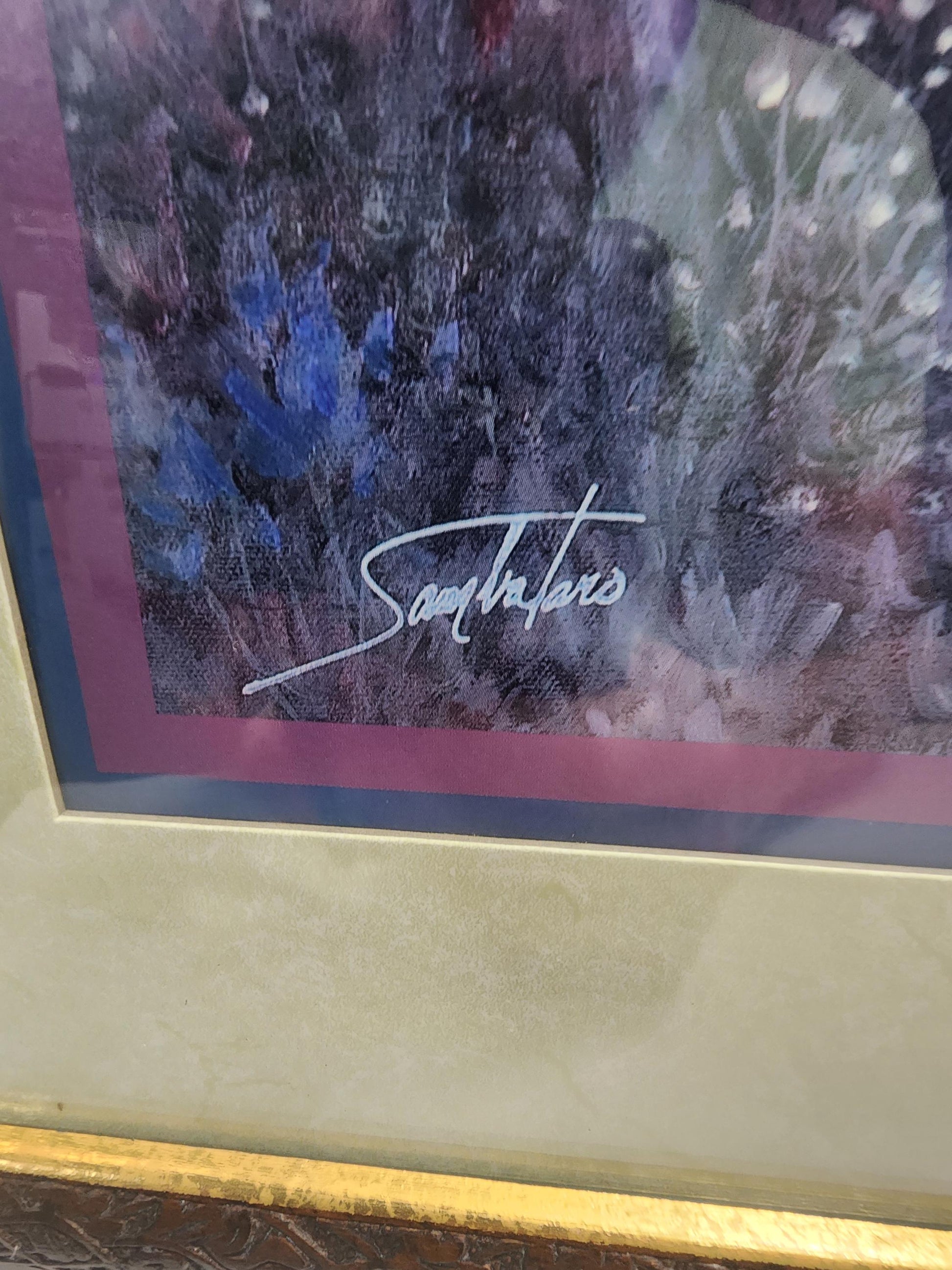 Sambataro Paintings Vintage LOT Of 2 Secluded Cabin Portrait - Decor - Wall Decor - Framed Pictures - Paintings - Sambataro