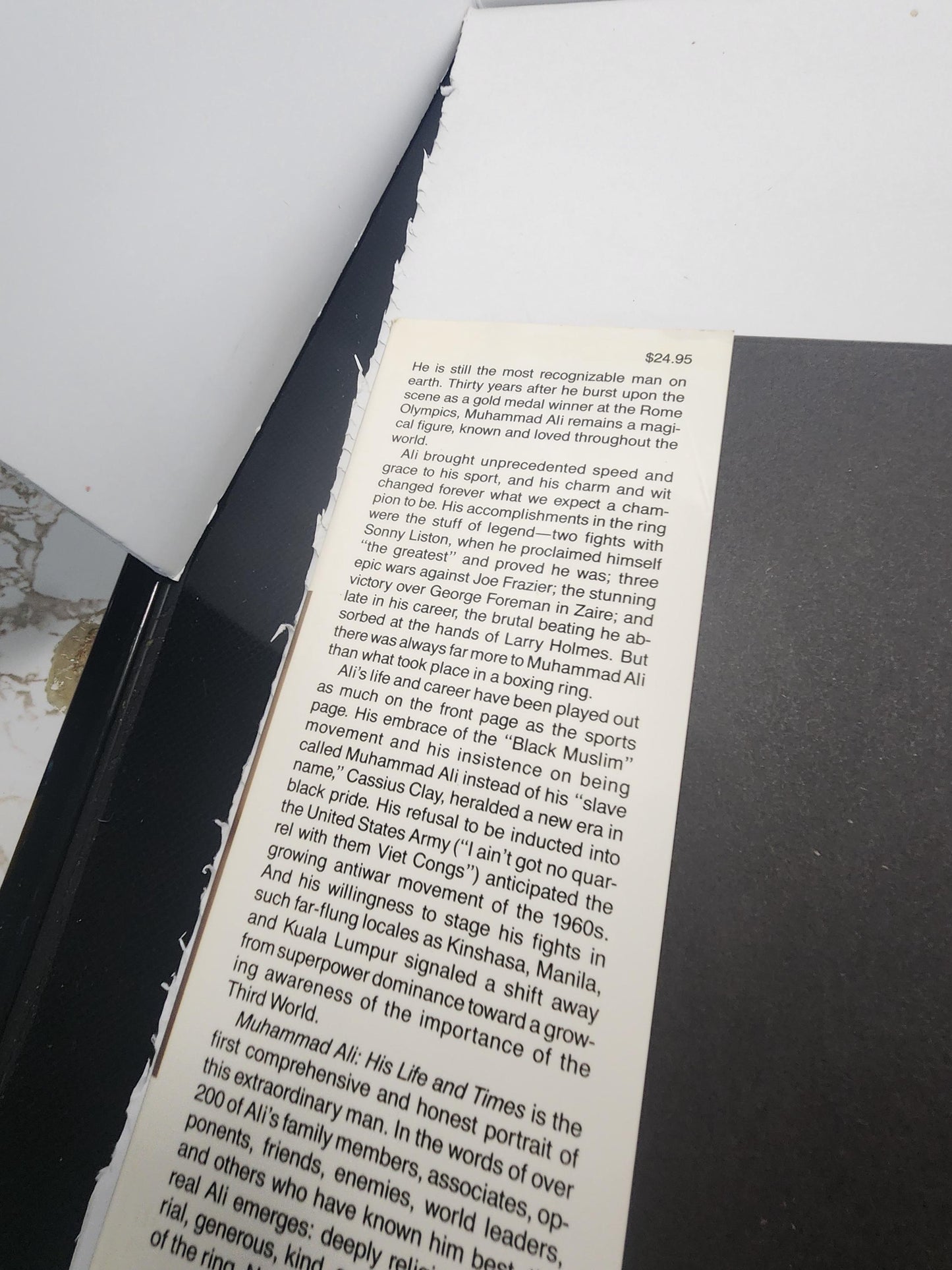 1991 Muhammad Ali His Life And Times By Thomas Hauser - Muhammad Ali - Sports - Boxing - UFC - 1990's - Sports Books - Sports Gifts