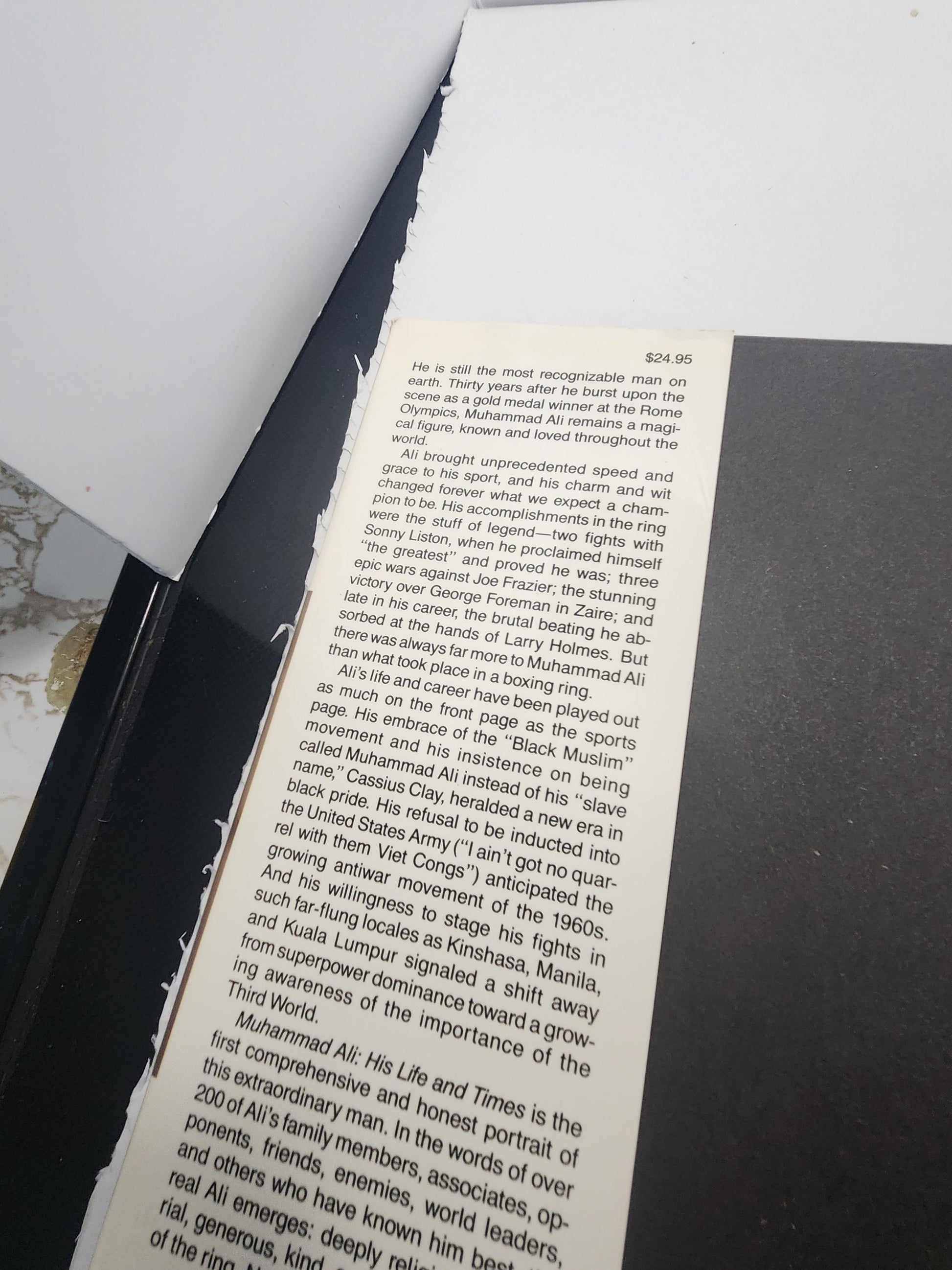 1991 Muhammad Ali His Life And Times By Thomas Hauser - Muhammad Ali - Sports - Boxing - UFC - 1990's - Sports Books - Sports Gifts