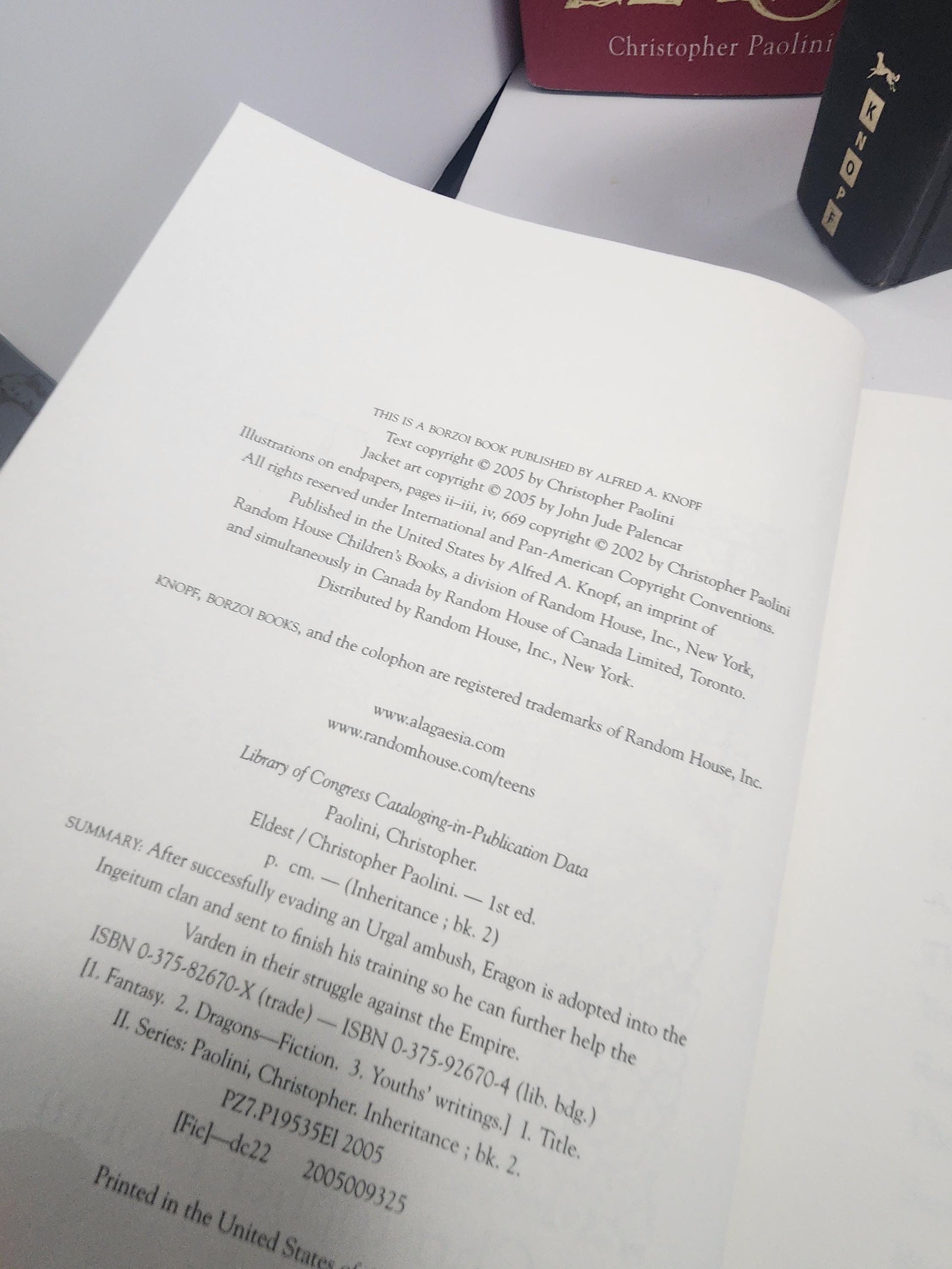 Eldest 2005 1st Edition Vintage Book - Christopher Paolini - 1st Edition Books - 2000's - Eldest Christopher Paolni