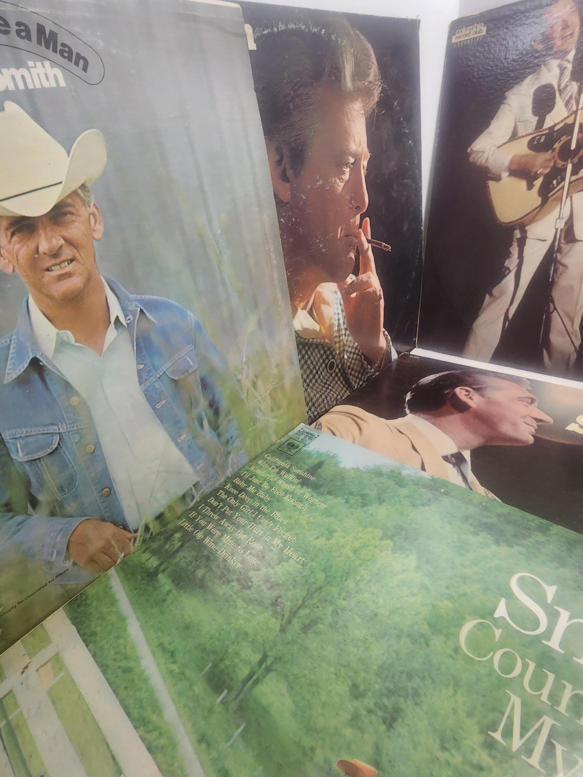 Carl Smith Vintage 1980's Vinyl LP Records LOT - Carl Smith - Carl Smith Records - Country Music - Music - Vinyl LP Records - Records - Viny