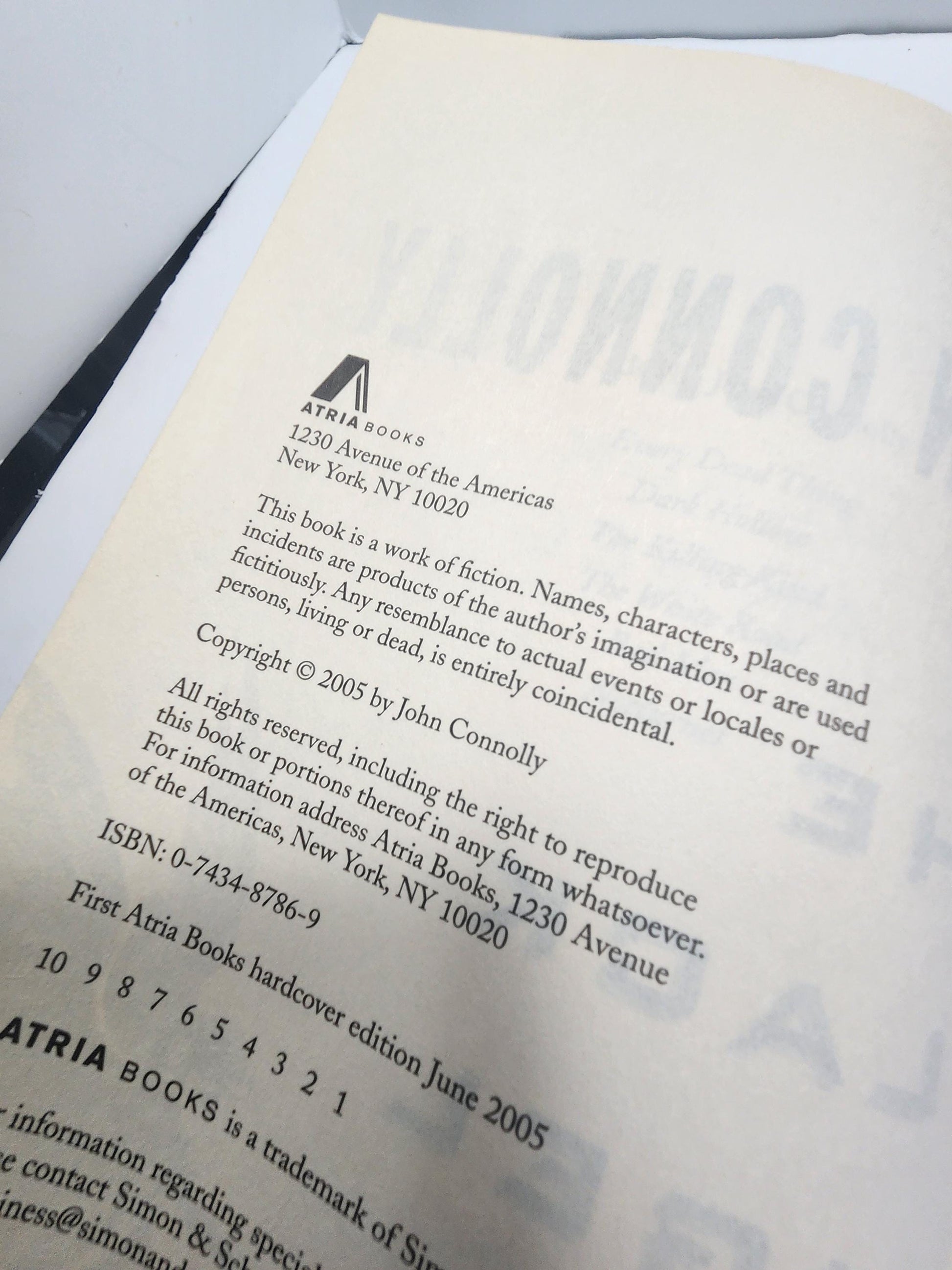 John Connolly The Black Angel Signed 1st Edition Hardcover 2000's Edition - Autographs - 1st Edition Books - The Black Angel - John Connolly