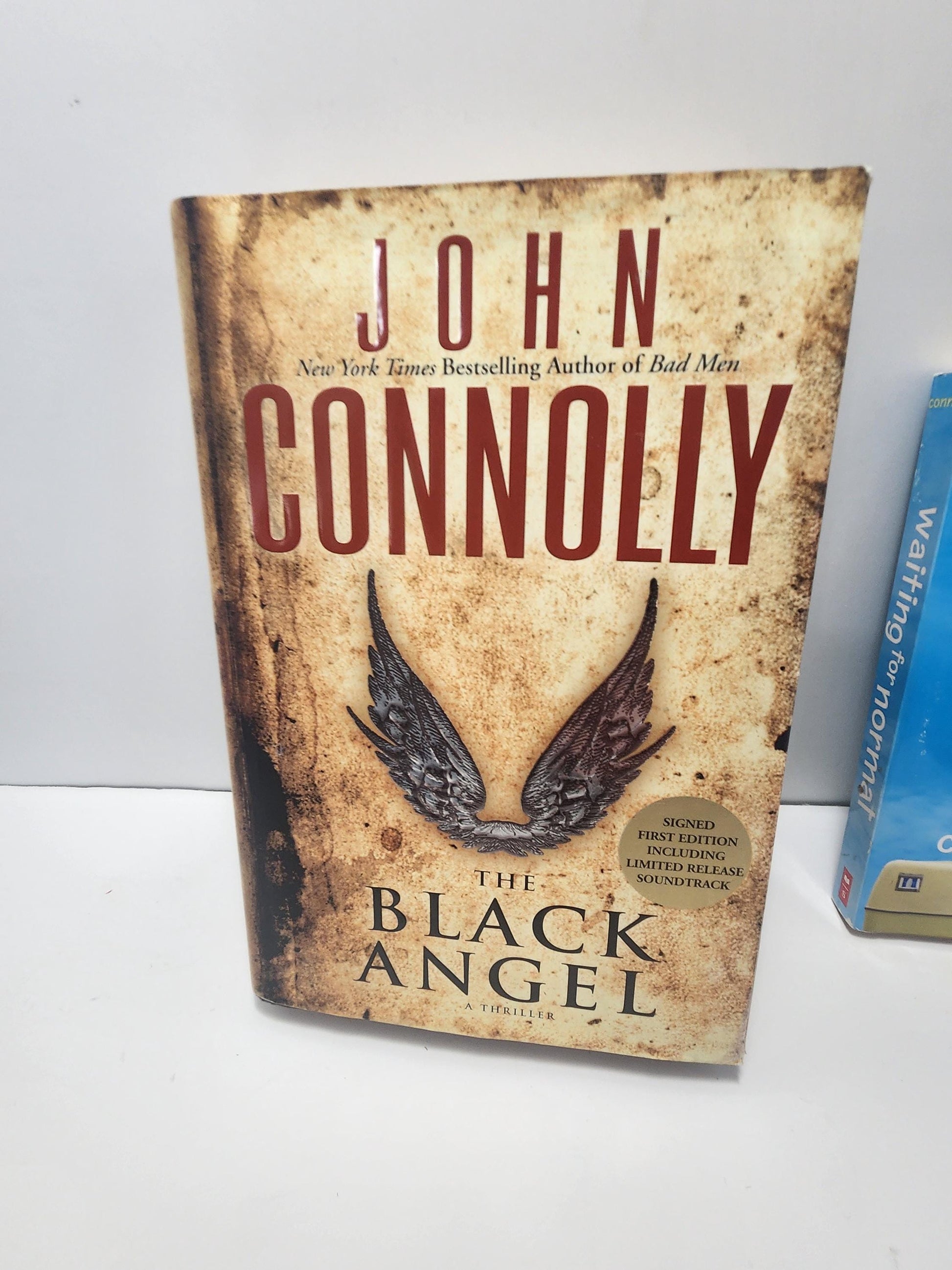 John Connolly The Black Angel Signed 1st Edition Hardcover 2000's Edition - Autographs - 1st Edition Books - The Black Angel - John Connolly