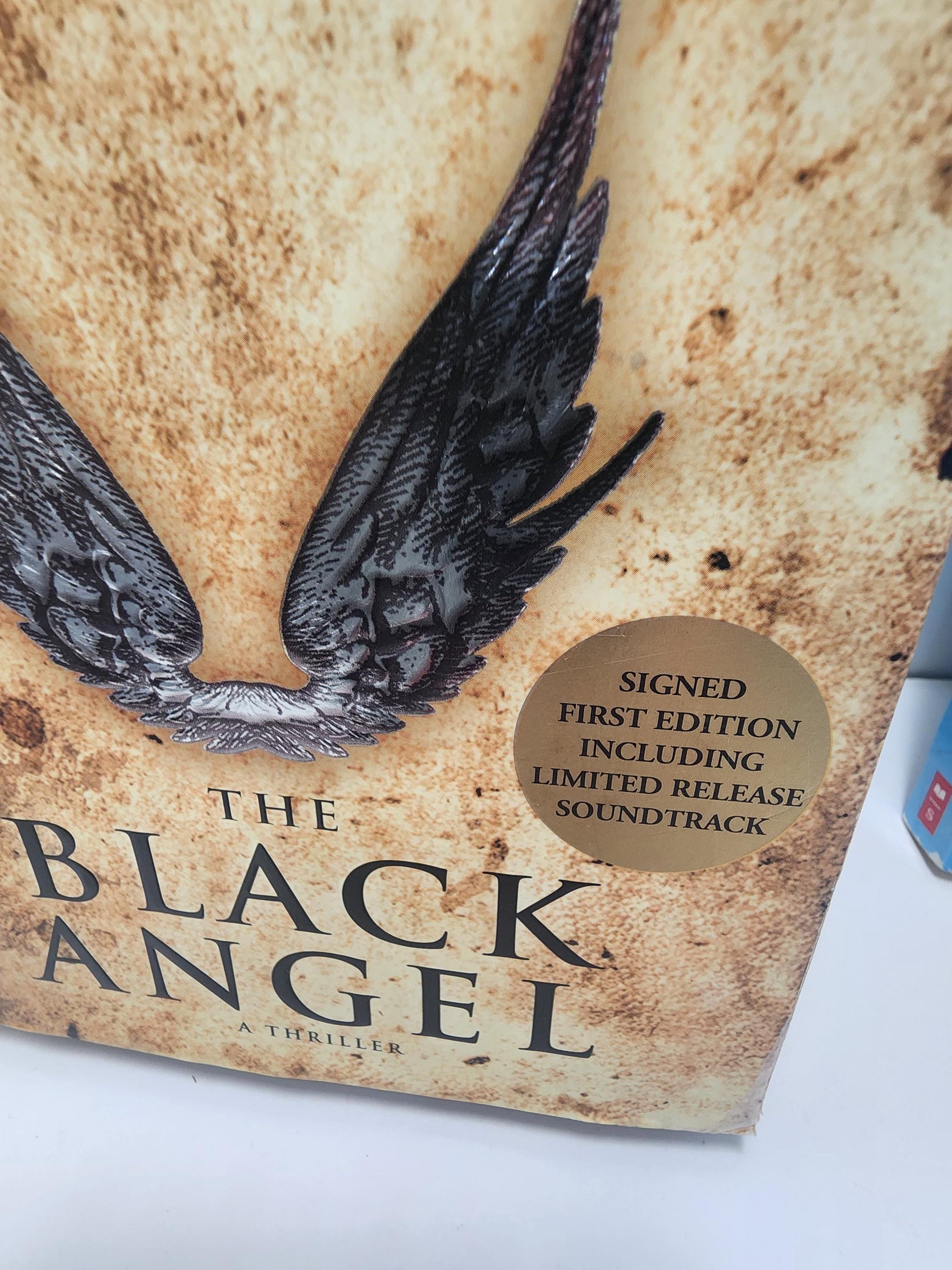 John Connolly The Black Angel Signed 1st Edition Hardcover 2000's Edition - Autographs - 1st Edition Books - The Black Angel - John Connolly