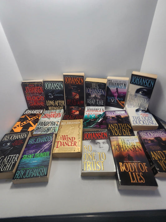 Iris Johansen Book LOT Of Over 15 Paperback Books - Paperback Books - Books - Book Series - Iris Johansen - Vintage Books - Book Series