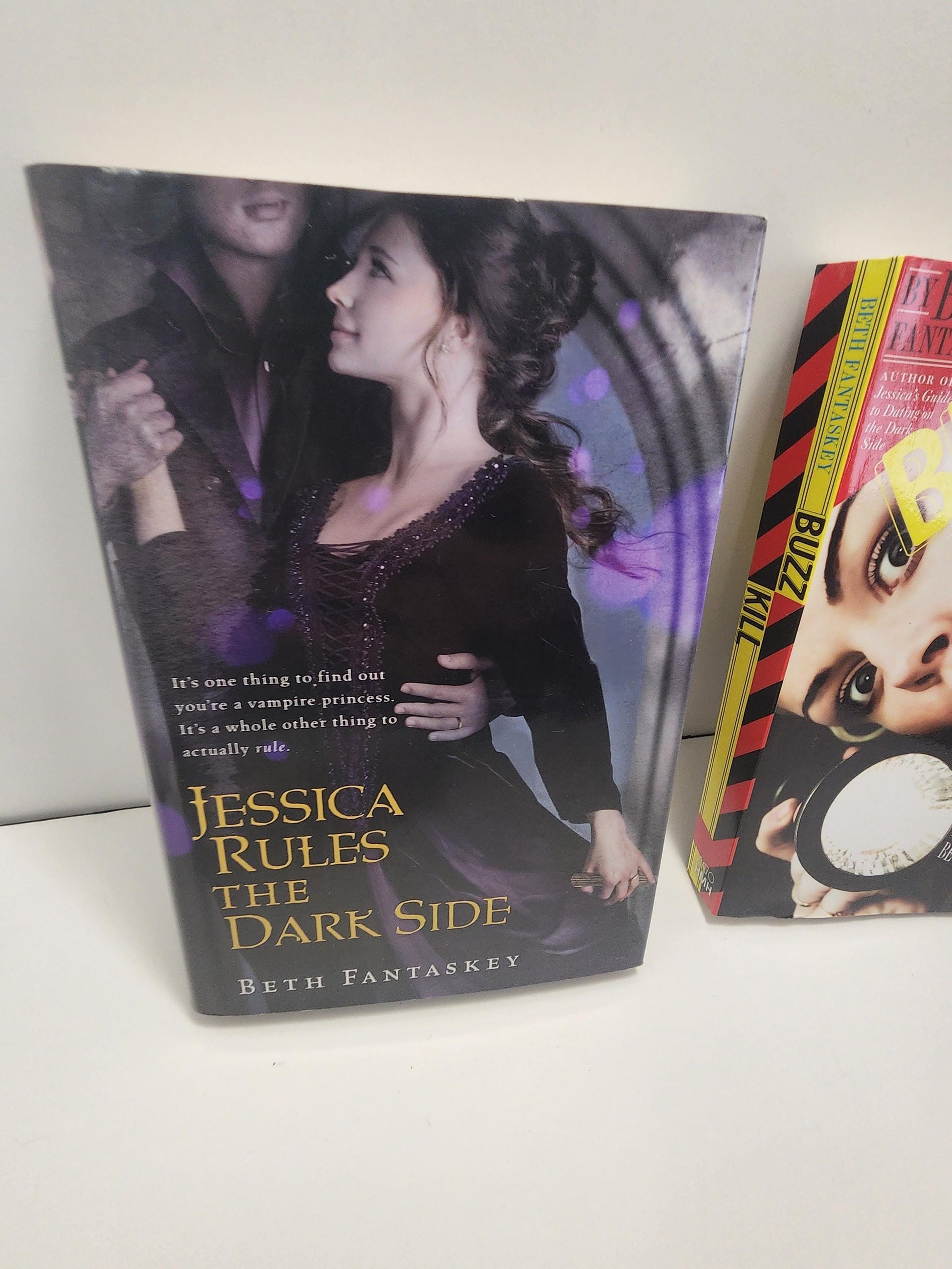 Beth Fantaskey Books LOT Of 2 - Buzzkill - Buzz Kill - Buzzkill Book - Beth Fantaskey - Jessica Rules The Dark Side