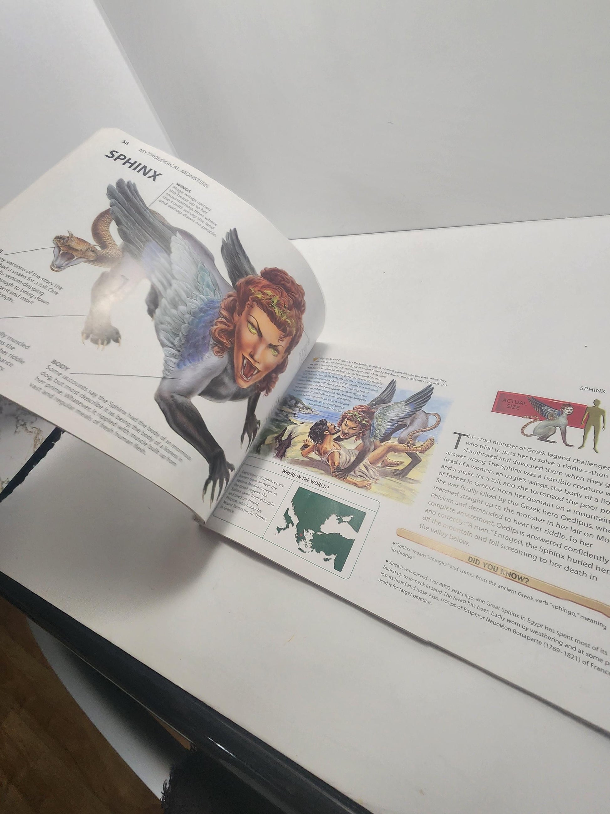 2006 Mythical Monsters Children's Young Adult Book - Mythical Monsters - Monsters - Monster Books - Mythical - 2000's Books - Children's Boo