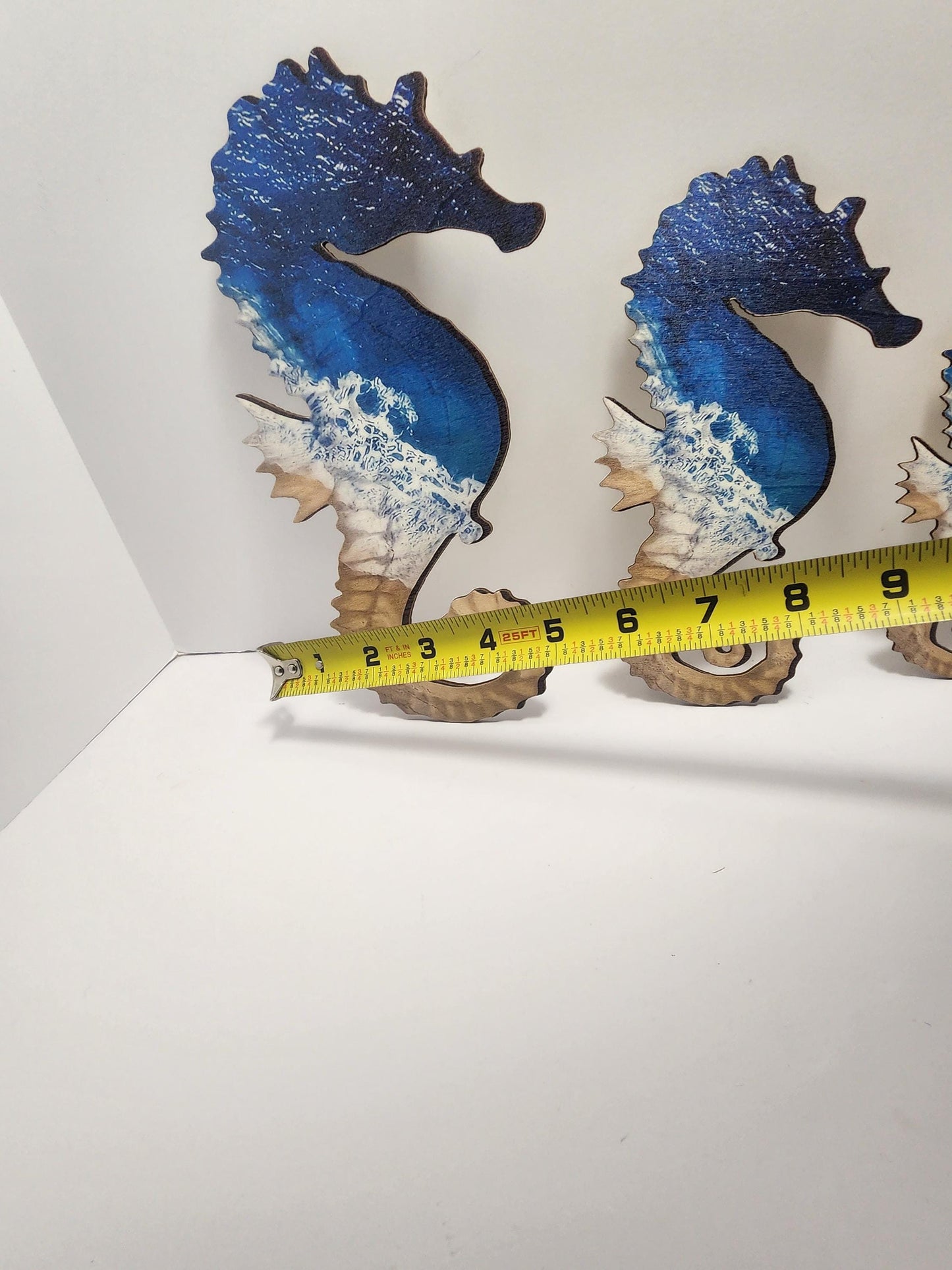 Seahorse Wall Decor Wooden Cut Outs 3 Piece SET - Sea Horse - Seahorse - Ocean Decor - Wall Hangings - Wall Decor - Wildlife - Marine Life