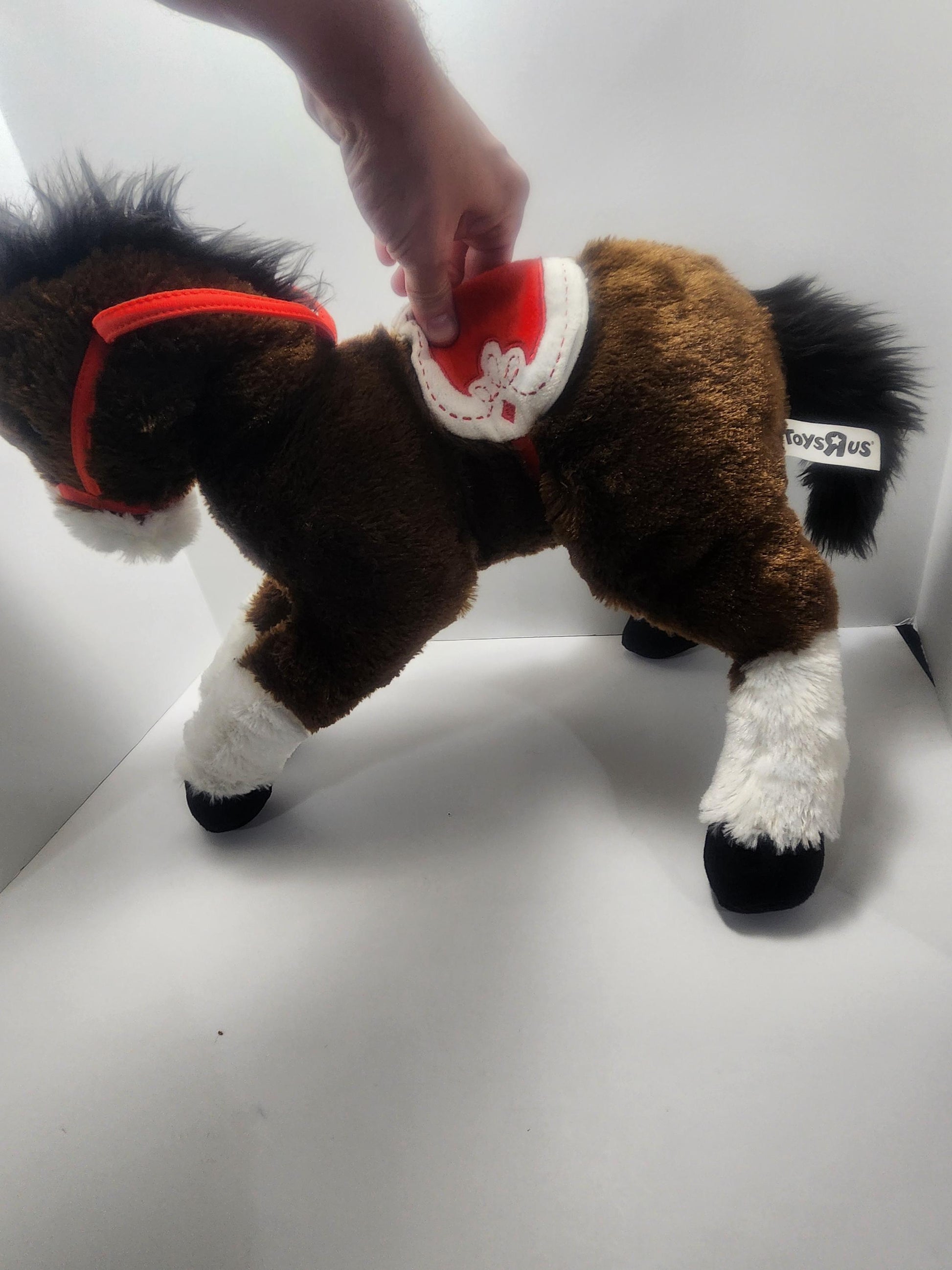 Toys R US Geoffrey LLC Horse Pony Big Stuffed Animal Plushie - Horses - Pony - Ponies - Stuffed Animals - ToysRus - Toys R Us - Geoffrey