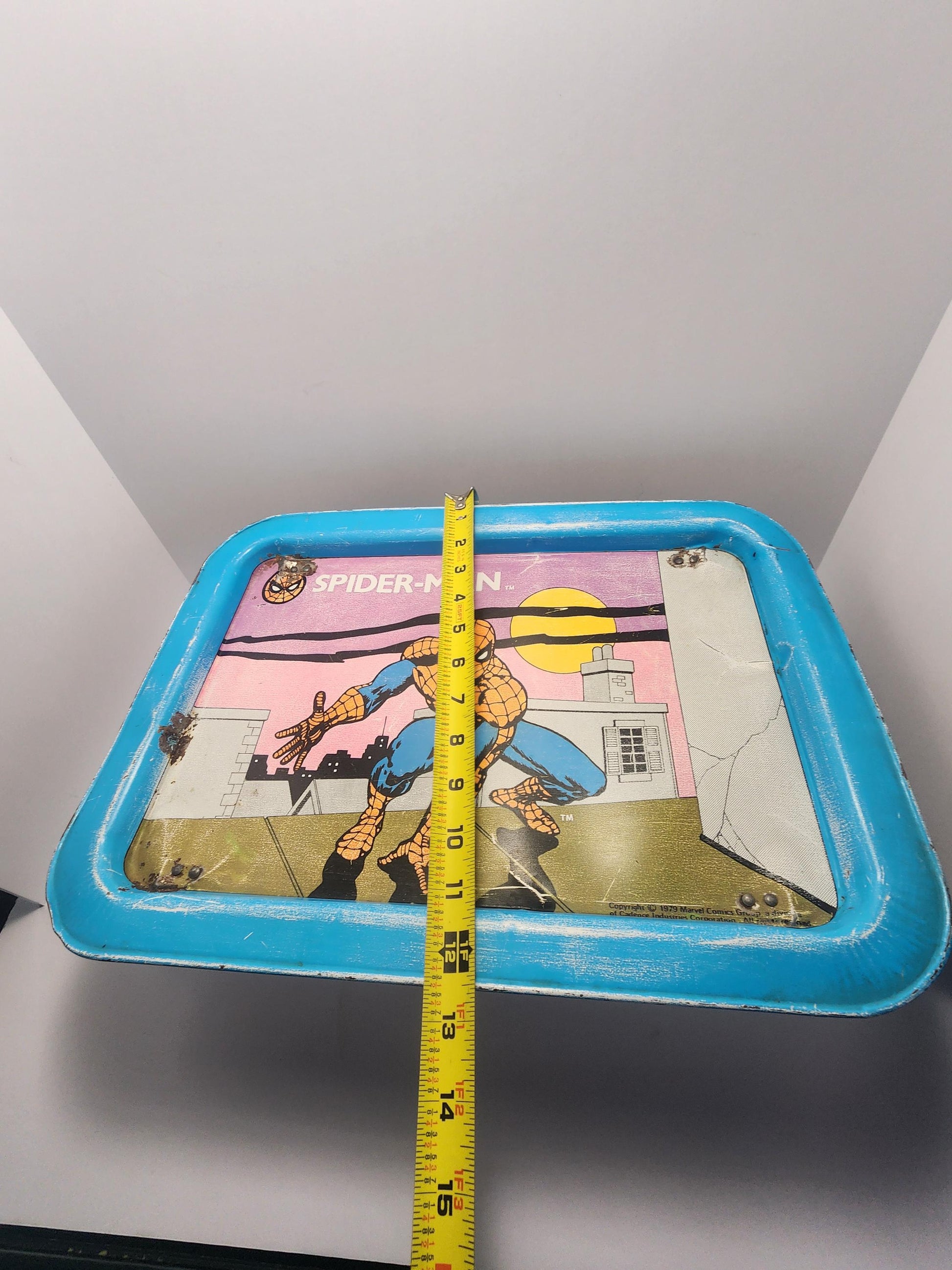 1979 Marvel Spiderman TV Food Tray - Trays - Serving Tray - Food Tray - Marvel - Spiderman - 1970's - Vintage Tray - Marvel Gifts - Spiderma