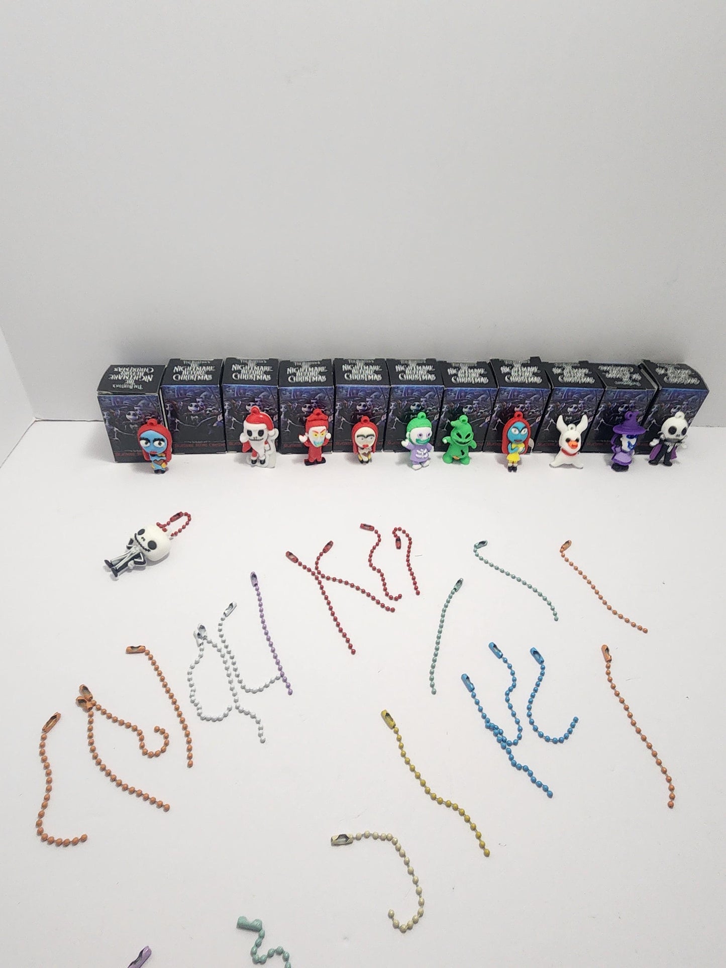 Disney's The Nightmare Before Christmas Figures With Keychains - Jack Skellington - The Nightmare Before Christmas - Halloween - Disney Tiys