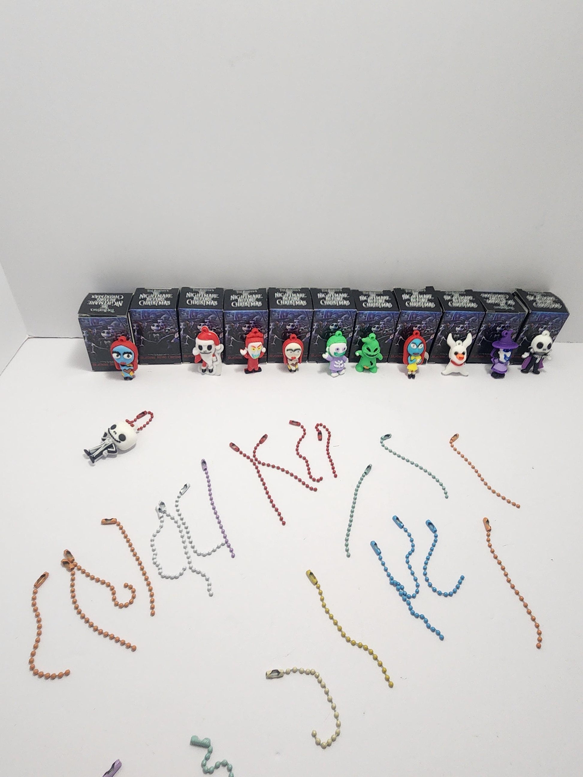 Disney's The Nightmare Before Christmas Figures With Keychains - Jack Skellington - The Nightmare Before Christmas - Halloween - Disney Tiys