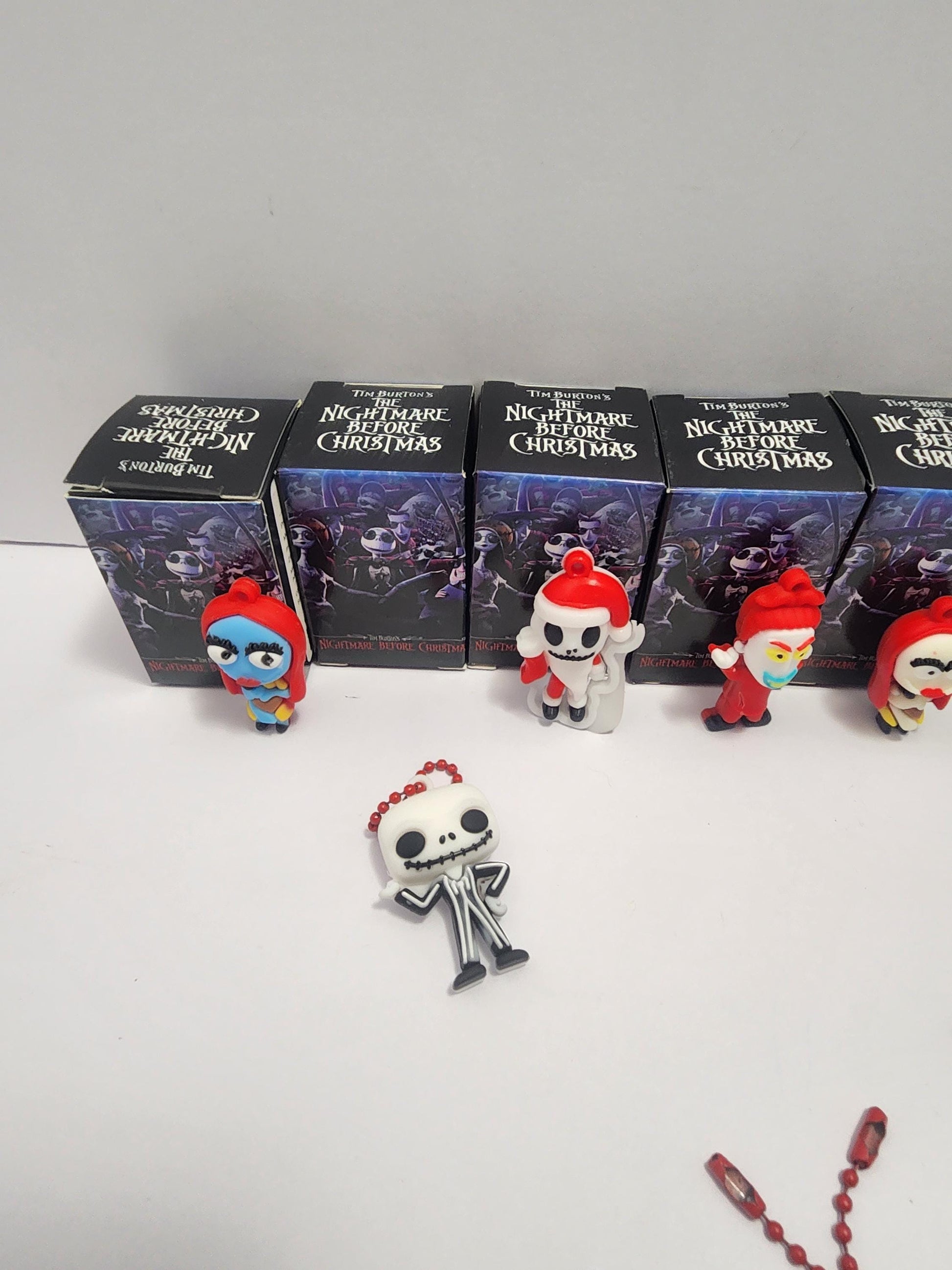 Disney's The Nightmare Before Christmas Figures With Keychains - Jack Skellington - The Nightmare Before Christmas - Halloween - Disney Tiys