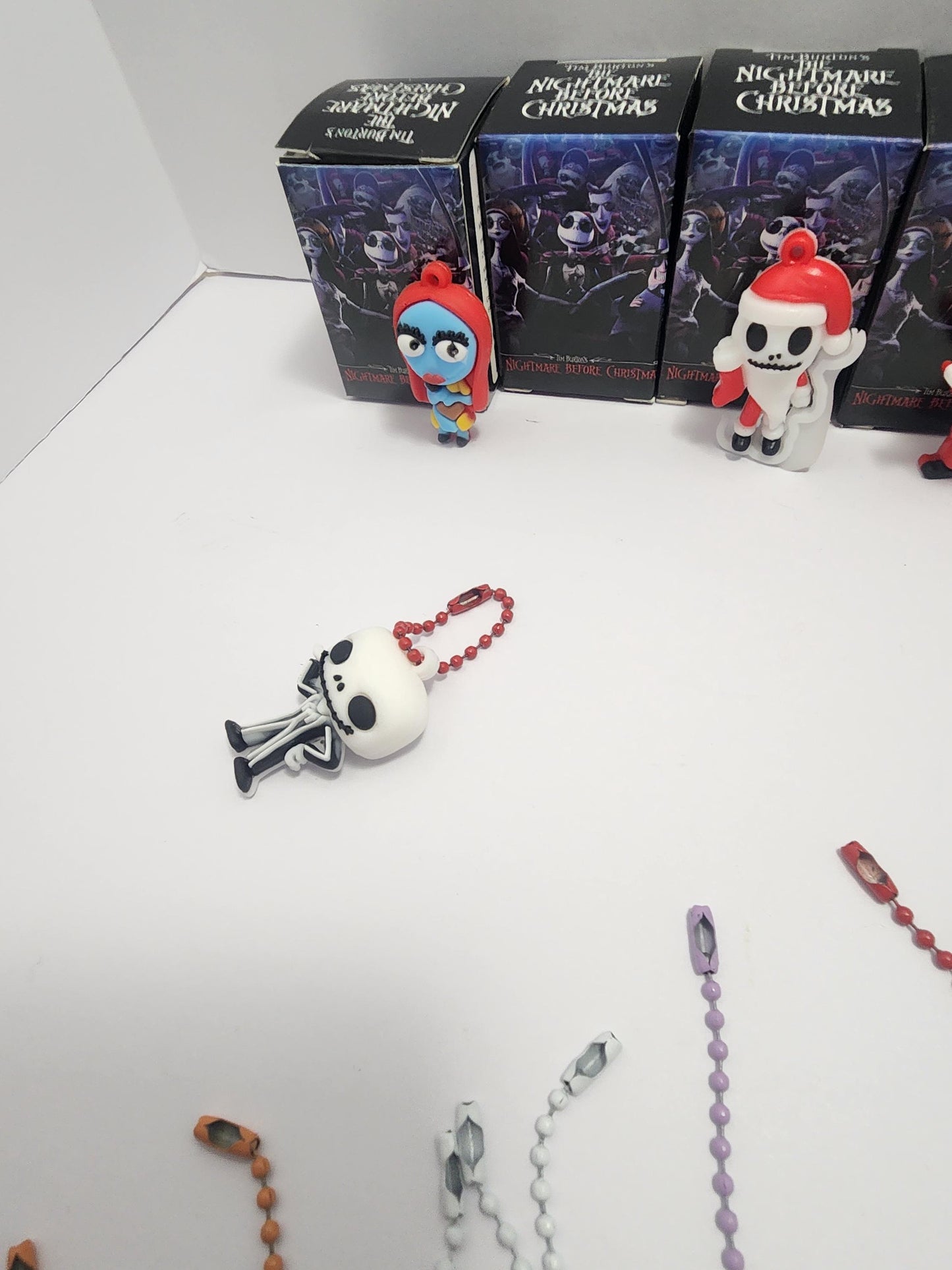 Disney's The Nightmare Before Christmas Figures With Keychains - Jack Skellington - The Nightmare Before Christmas - Halloween - Disney Tiys