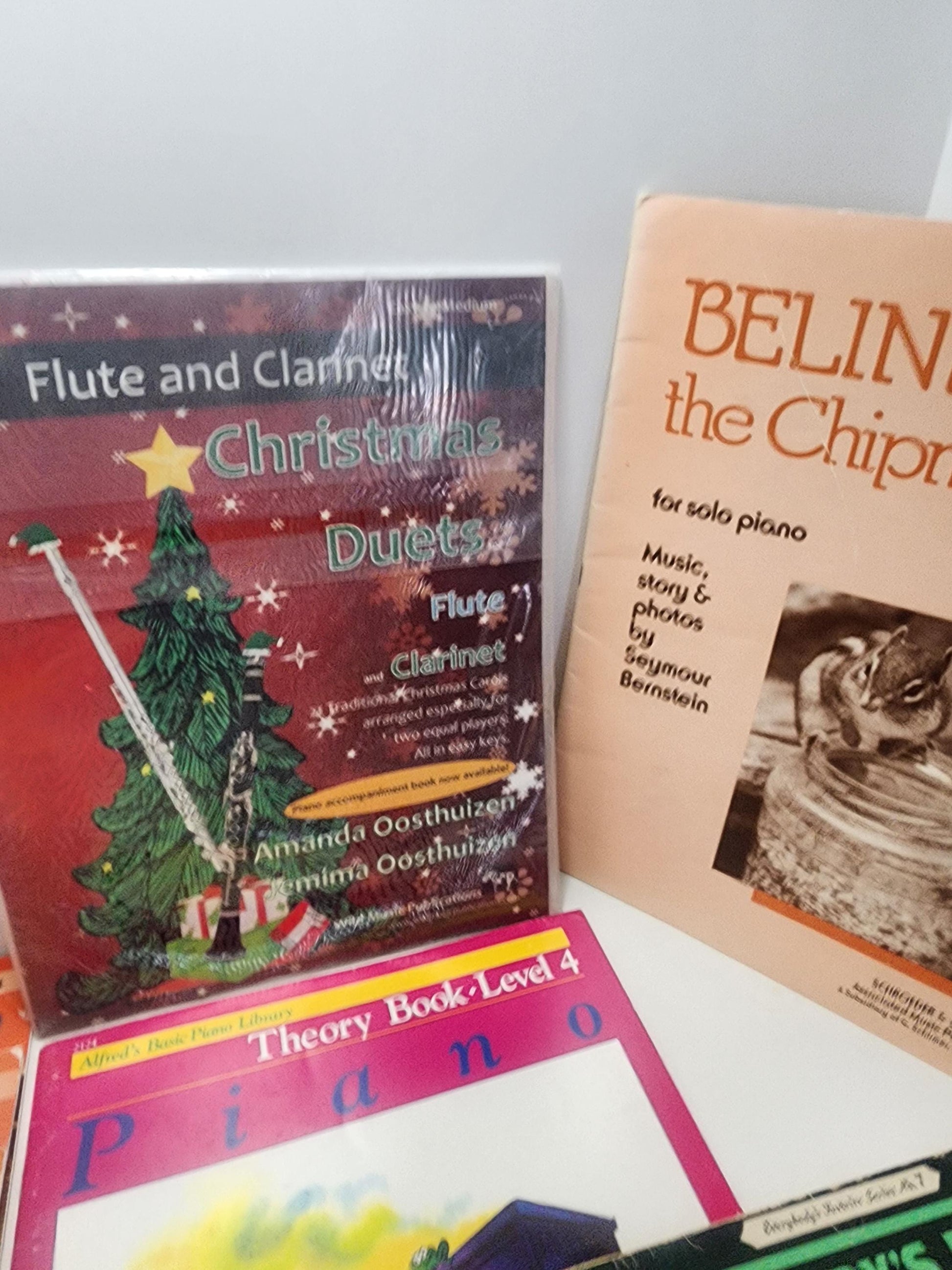 Piano Learner Sheet Music Vintage 2000's 1990's LOT Of 6 - Piano - Learner Music - Sheet Music - Christmas Music - Piano Gifts - Piano Playe