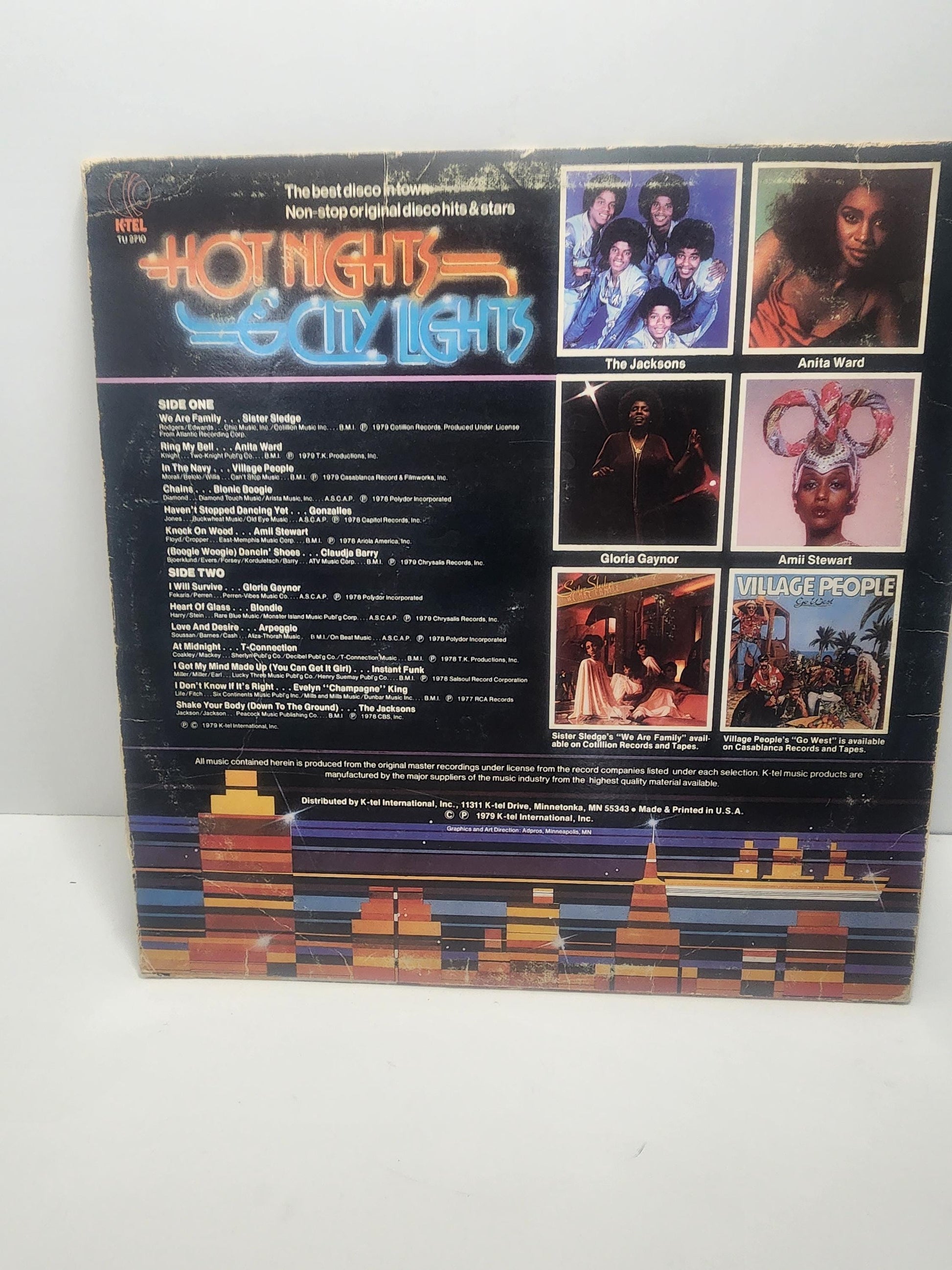 1979 Hot Nights & City Lights Vintage Vinyl LP Record - Vinyl - LP Records - Music - Vinyl Records