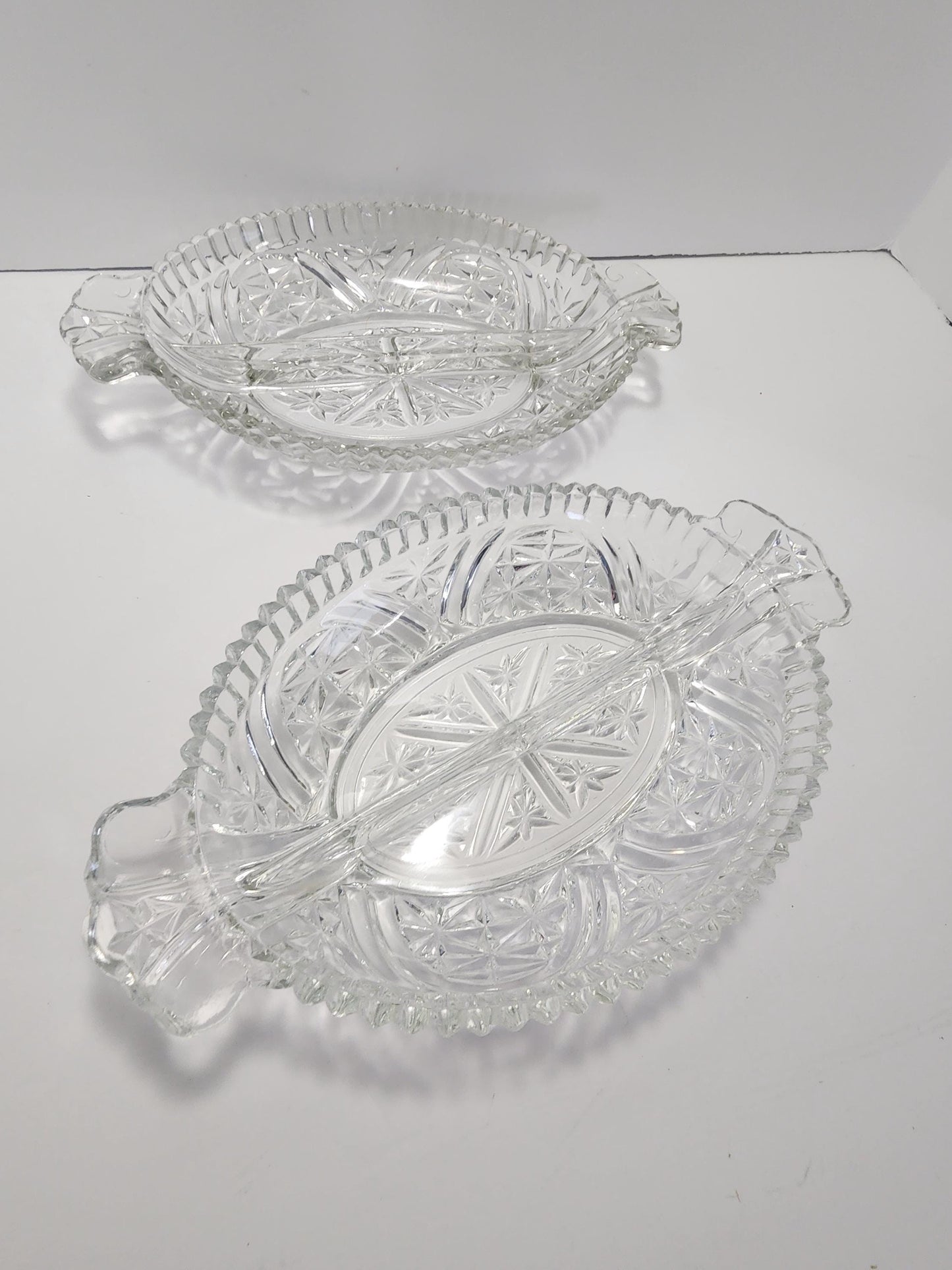 Vintate Glass Candy Dish Trinket Glass With Orginal Box - Glass - Vintage Glass - Bowls - Decorative Dish - Candy Dish - Trinket Box