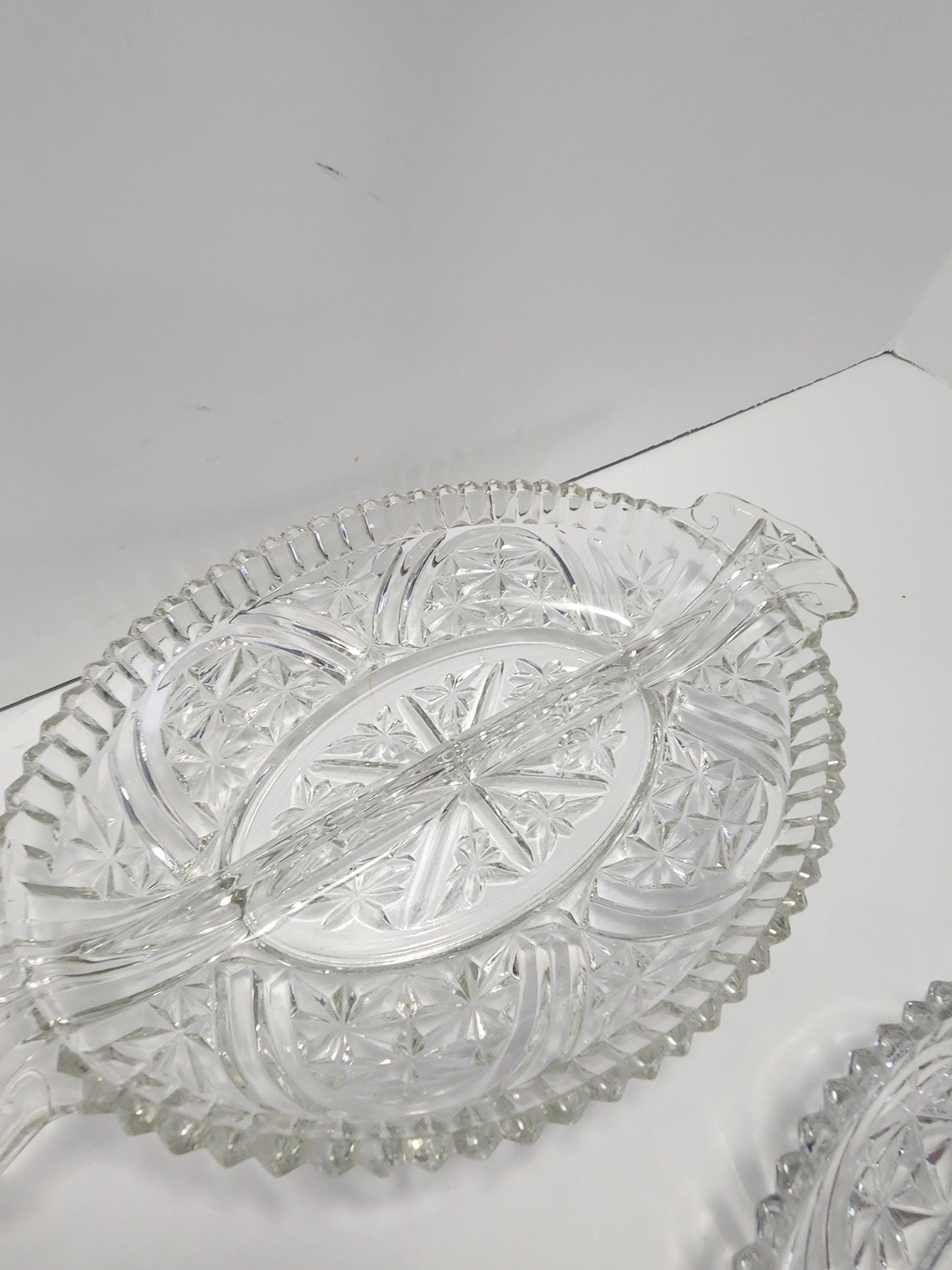 Vintate Glass Candy Dish Trinket Glass With Orginal Box - Glass - Vintage Glass - Bowls - Decorative Dish - Candy Dish - Trinket Box