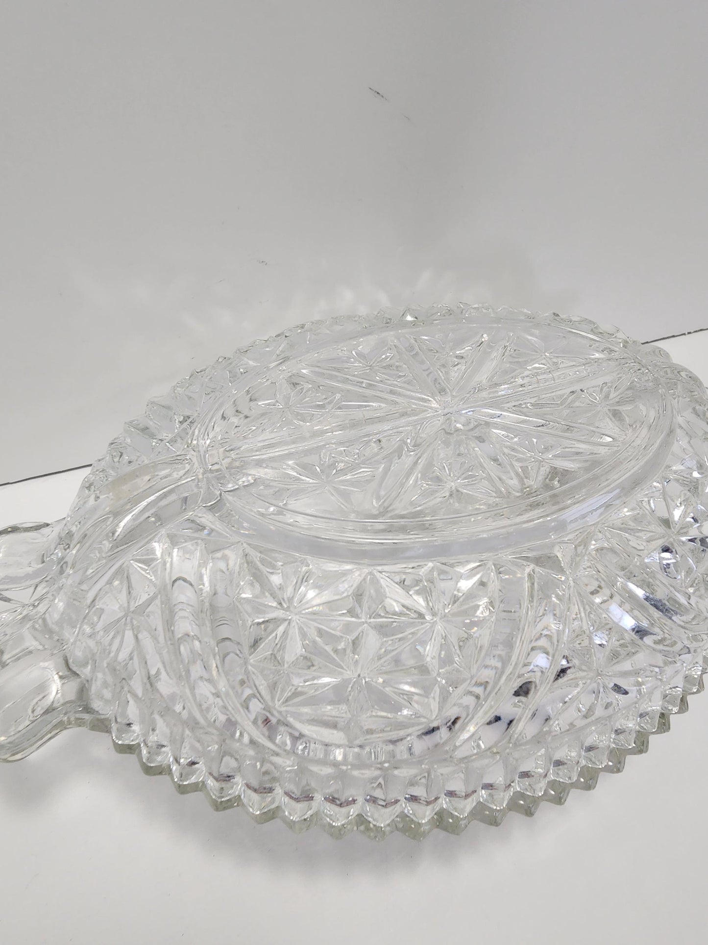 Vintate Glass Candy Dish Trinket Glass With Orginal Box - Glass - Vintage Glass - Bowls - Decorative Dish - Candy Dish - Trinket Box