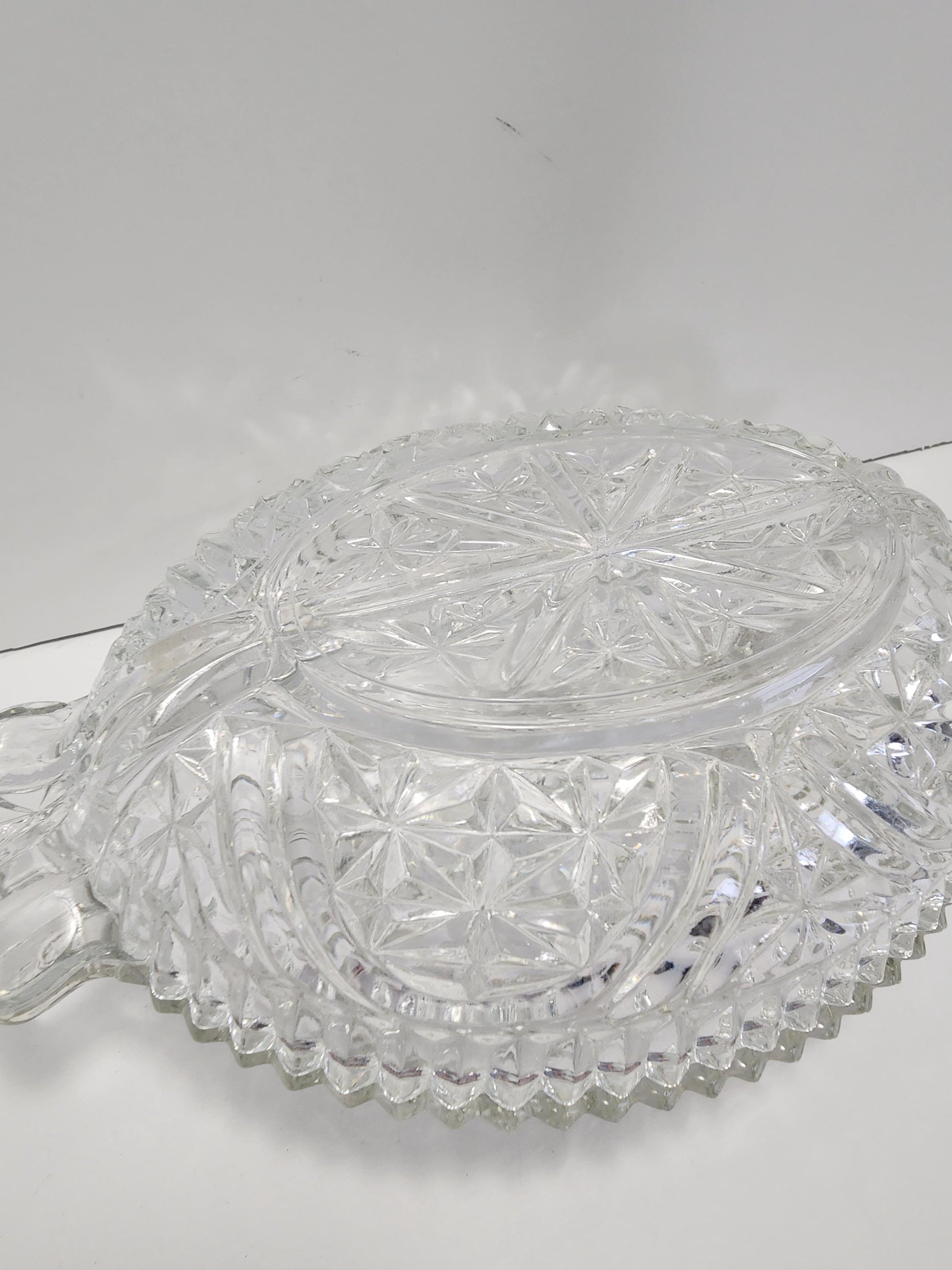 Vintate Glass Candy Dish Trinket Glass With Orginal Box - Glass - Vintage Glass - Bowls - Decorative Dish - Candy Dish - Trinket Box