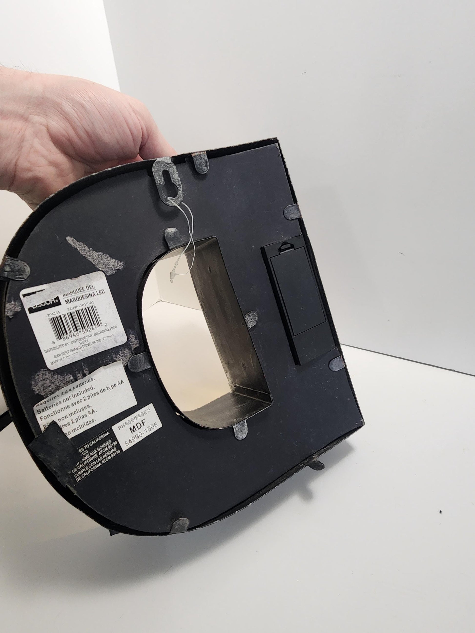 Light Up Big Letter D Decor - Decor - Letters - Decor Letters - D - D Gifts - The Letter D - Lights - Light Up