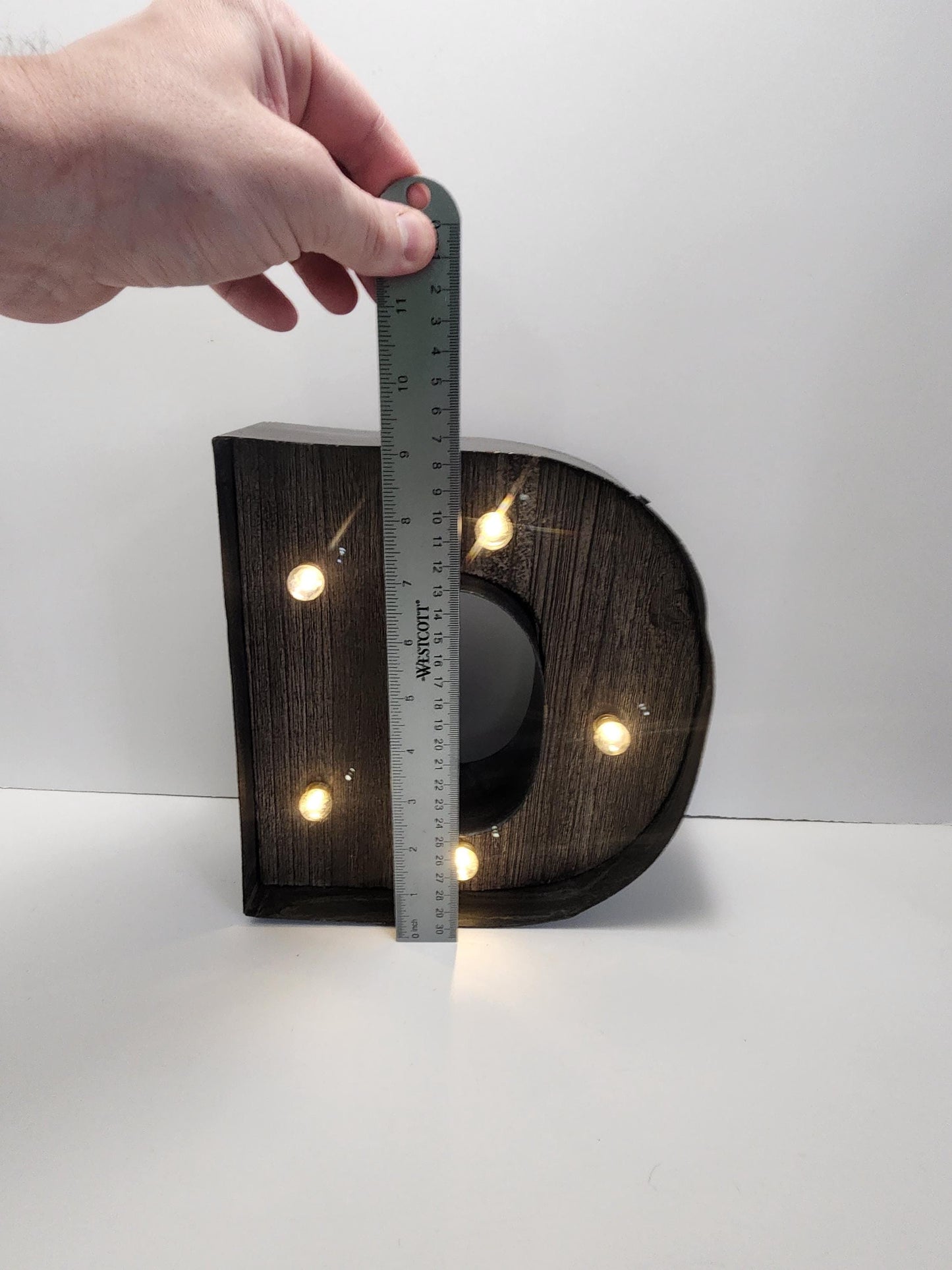 Light Up Big Letter D Decor - Decor - Letters - Decor Letters - D - D Gifts - The Letter D - Lights - Light Up