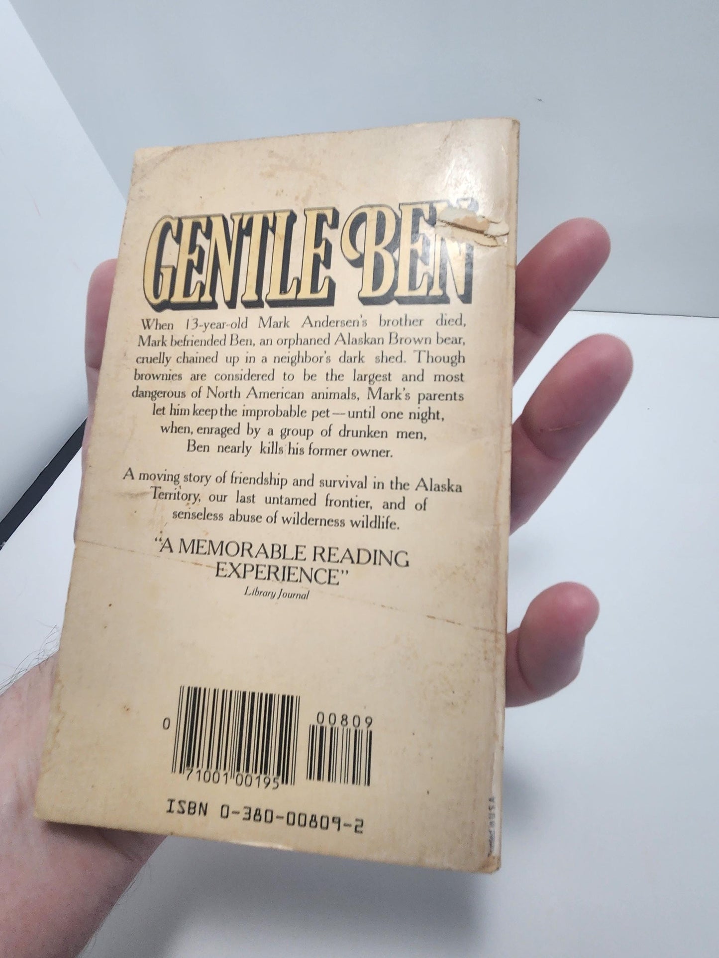 1965 Gentle Ben By Walt Morey - Walt Morey - Walt Morey Books - 1960's - Vintage Books - Paperbafk Books - Gentle Ben - Gentle Ben Book