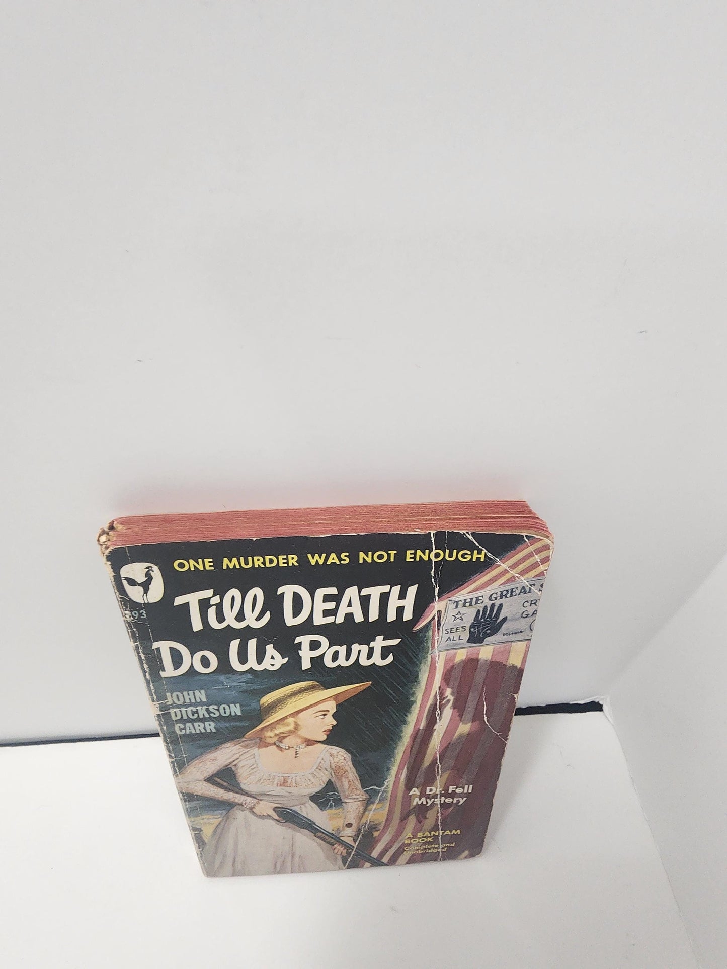 1950's Till Death Do We Part Murder Mystery Vintage Book By John Dickson Carr - John Dickson Carr - Wedding - Mystery Books - Till Death Do