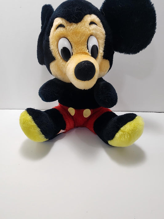 1979 Disneylan Mickey Mouse Vintage Stuffed Animal Plushie - Plush - Plushies - Mickey Mouse - Stuffed Animals - 1970's - Disney Gifts
