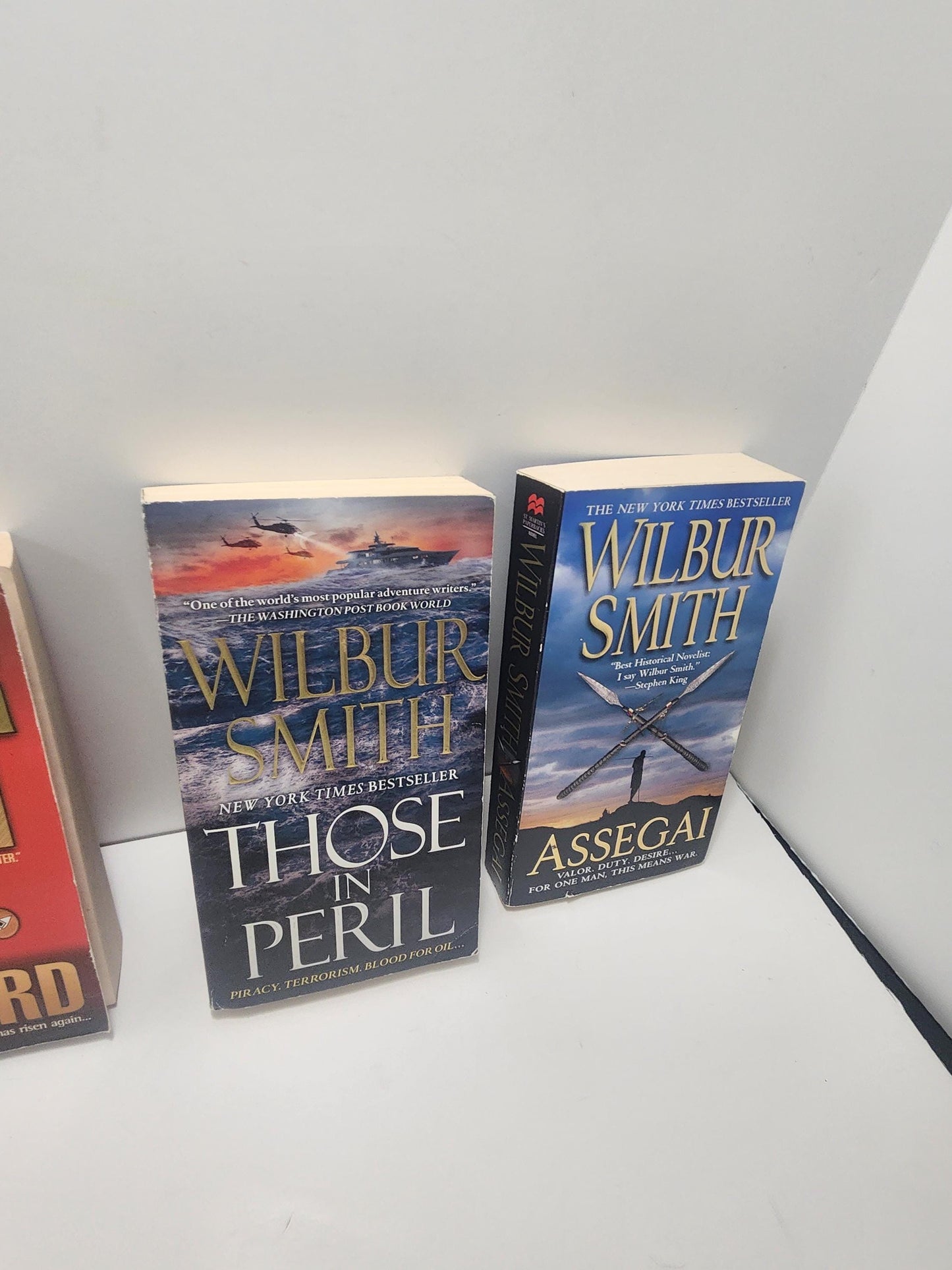 Wilbur Smith Vintage Paperback Books LOT Of 4 - Wilbur Smith - Wilbur Smith Books - Paperback Books - Book Lot - Vintage Books