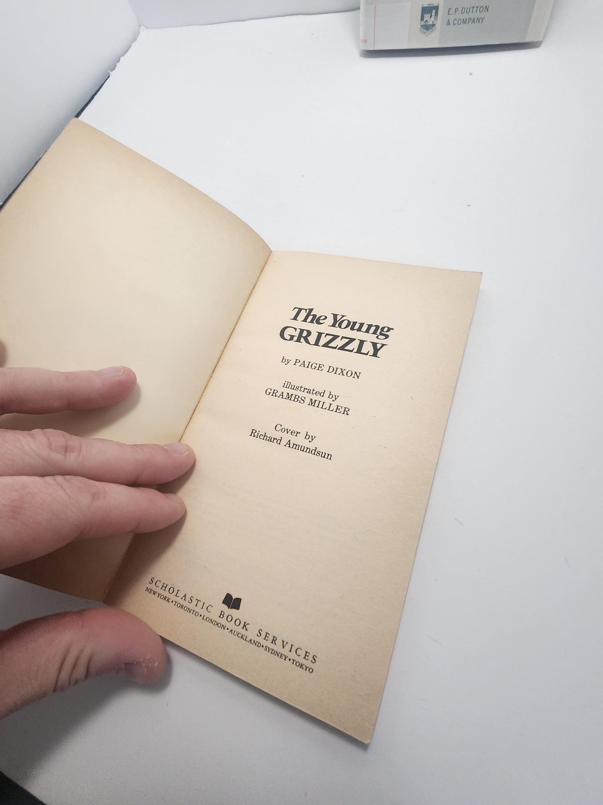 1974 The Young Grizzly By Paige Dixon - Paige Dixon - The Young Grizzly - 1970s - Vintage Books - Paperback Books - Paige Dixon Books