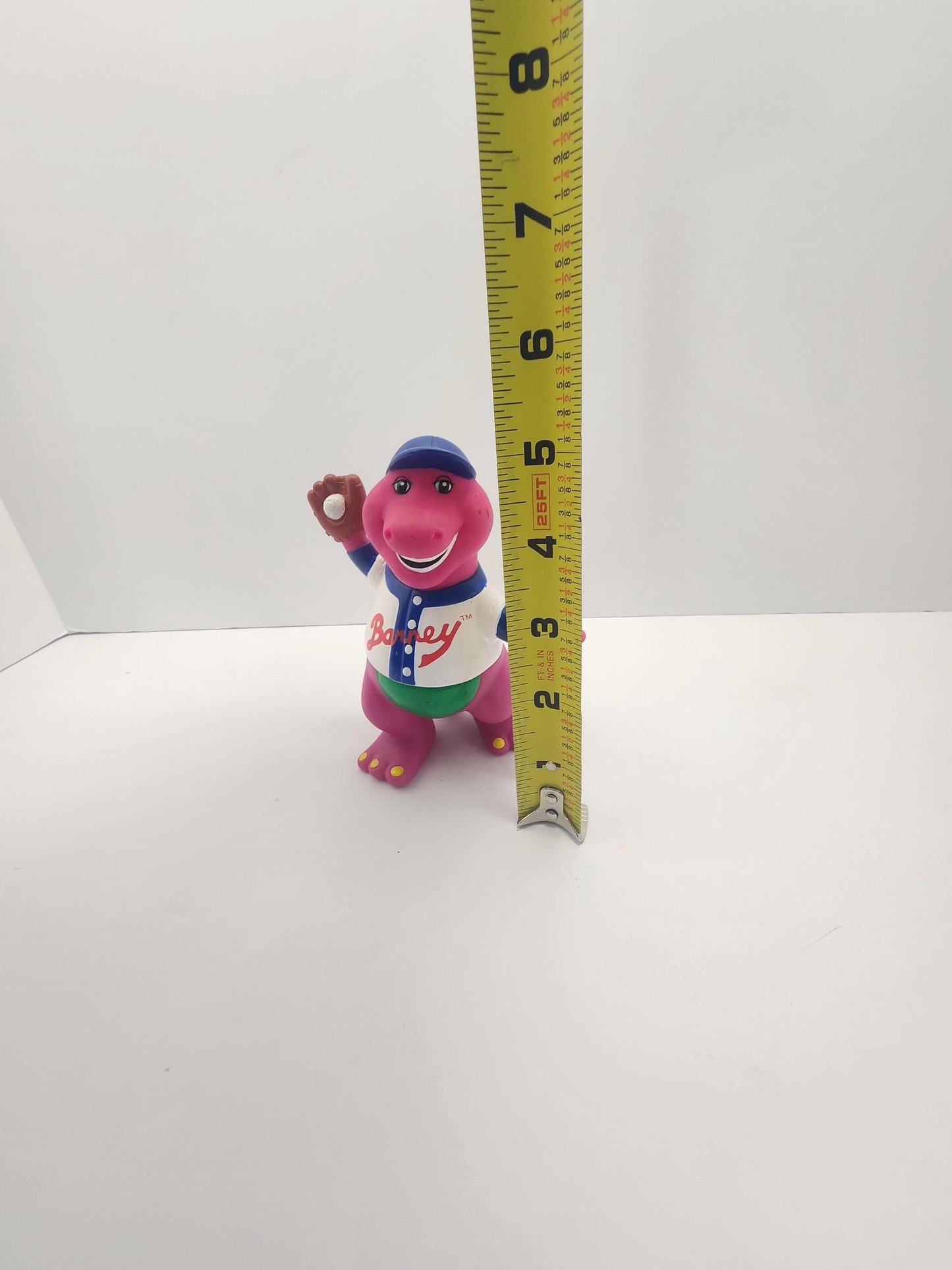 1993 Vintage Barney Baseball Player Figure - Barney - Barney And Friends - Barney Toys - Vintage Cartoons - Vintage Toys - Barney - Baseball
