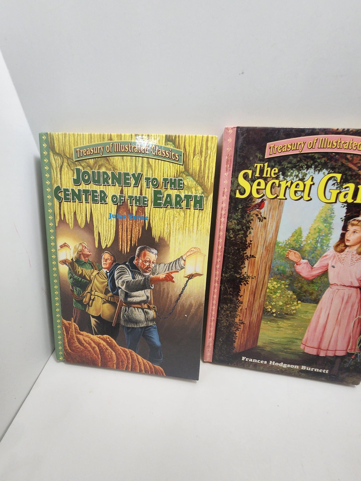 Treasury Of Illustrated Classics LOT Of 3 Vintage 2000s - The Secret Garden - Oliver Twist - Journey To The Center Of The Earth - Dickens