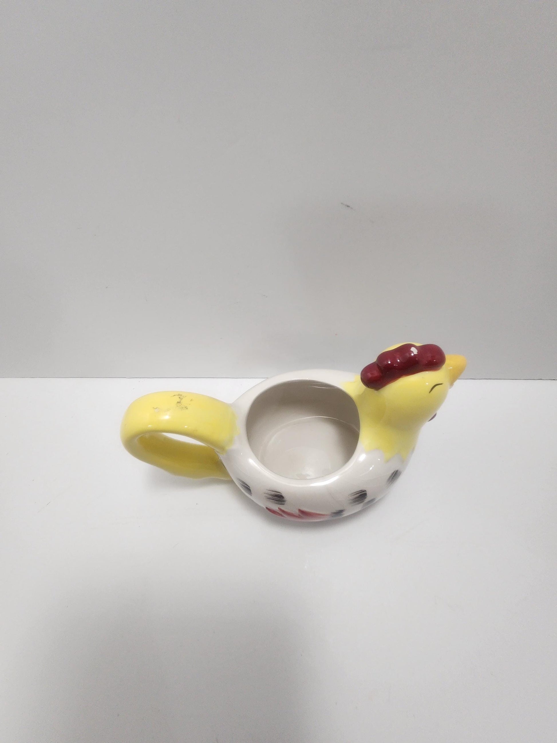 Vintage Ceramic Rooster Cream Dish - Dishes - Kitchen - Farm - Farm Decor - Farm Kitchen - Cream Bowl - Creamery