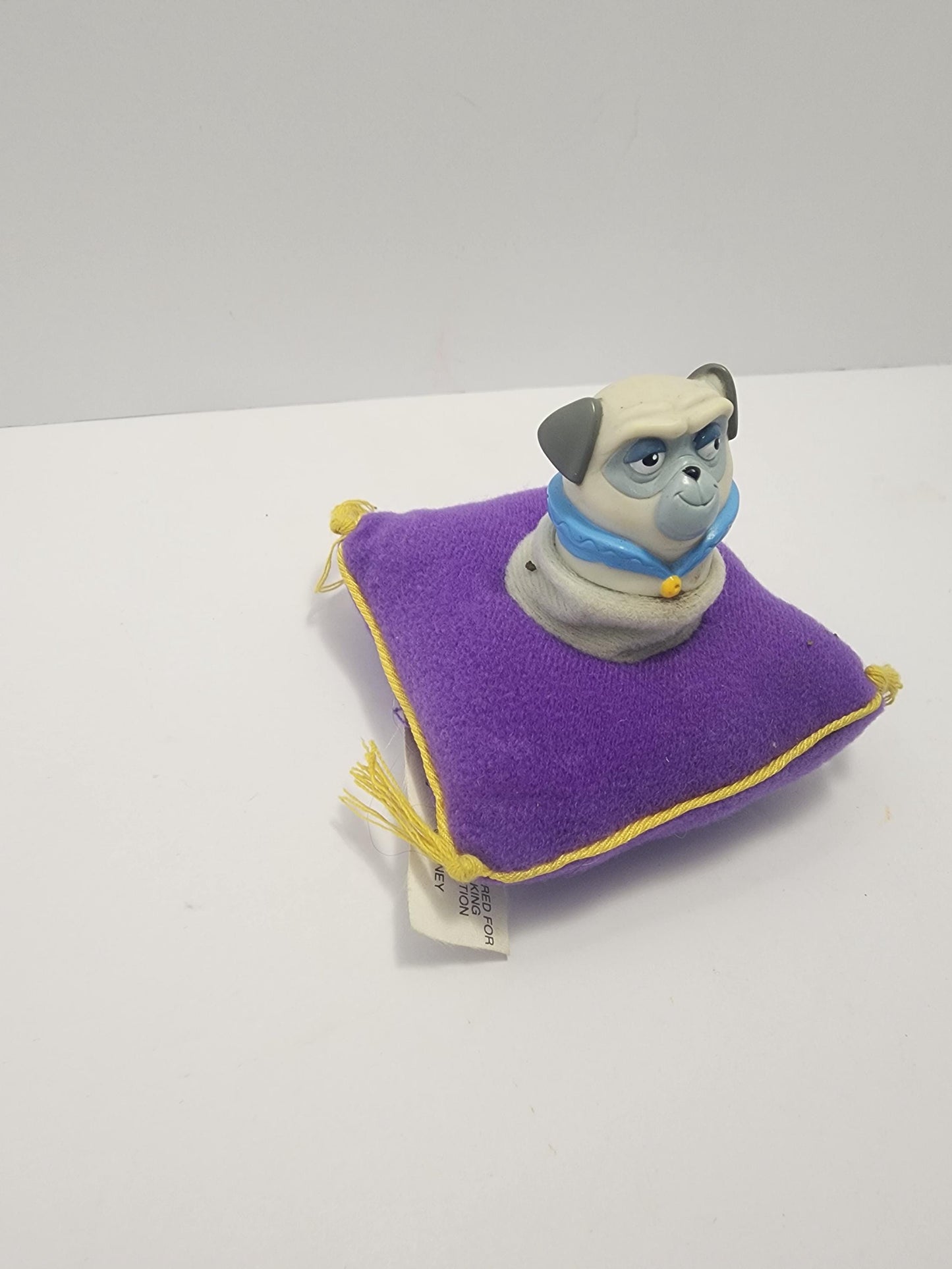 1996 Disney Pocahontas Percy Toy Figure On Pillow - Ornaments - Disney - Disney Toys - Percy - Pocahontas - Pocahontas Toys - Disney Gifts