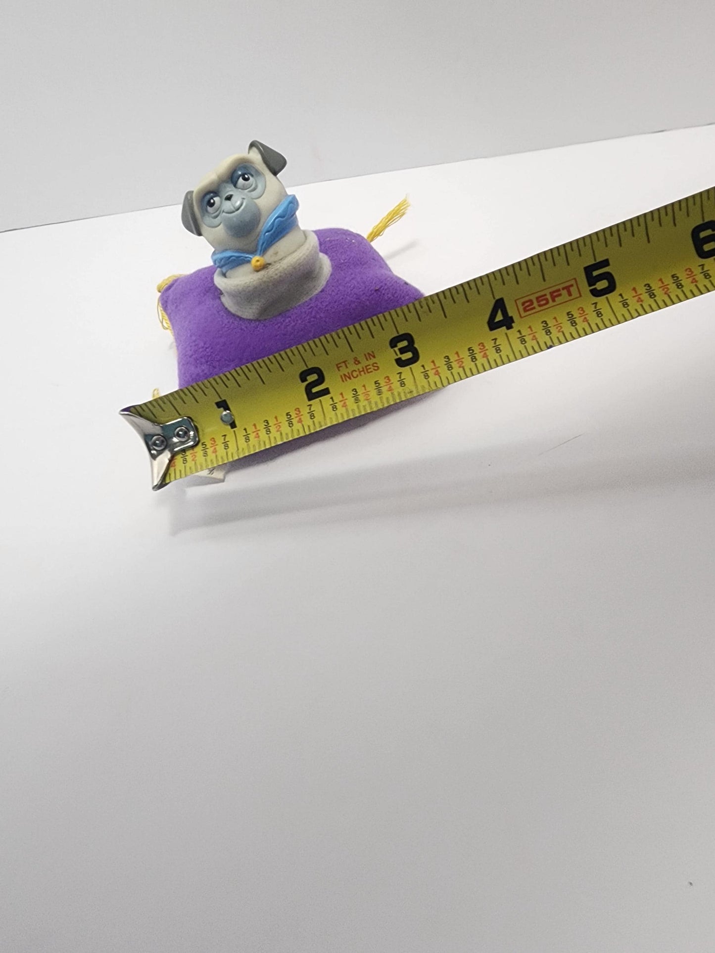 1996 Disney Pocahontas Percy Toy Figure On Pillow - Ornaments - Disney - Disney Toys - Percy - Pocahontas - Pocahontas Toys - Disney Gifts