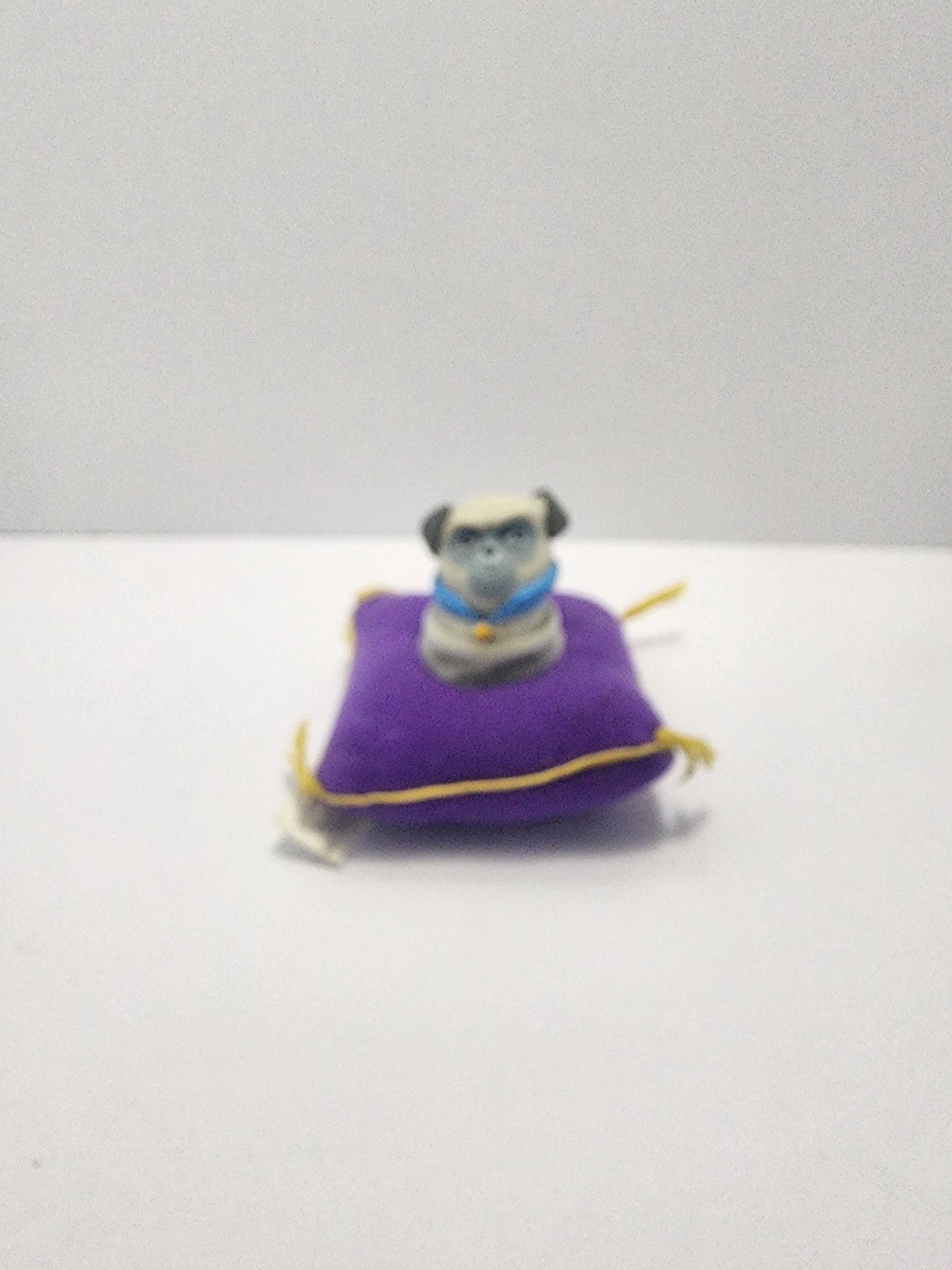 1996 Disney Pocahontas Percy Toy Figure On Pillow - Ornaments - Disney - Disney Toys - Percy - Pocahontas - Pocahontas Toys - Disney Gifts