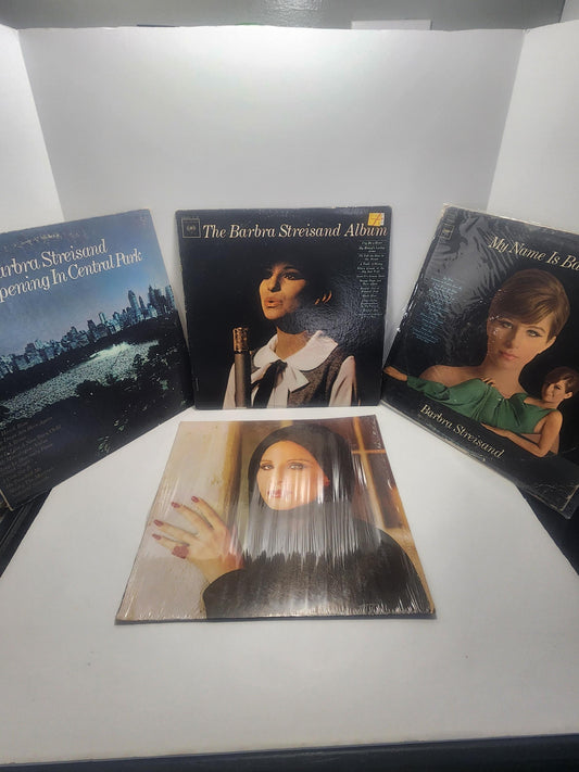Barbara Streisand Vintage Vinyl Records 1970's LOT Of 4 - Barbara Streisand - Music - Vinyl Records - Records - Vintage Music