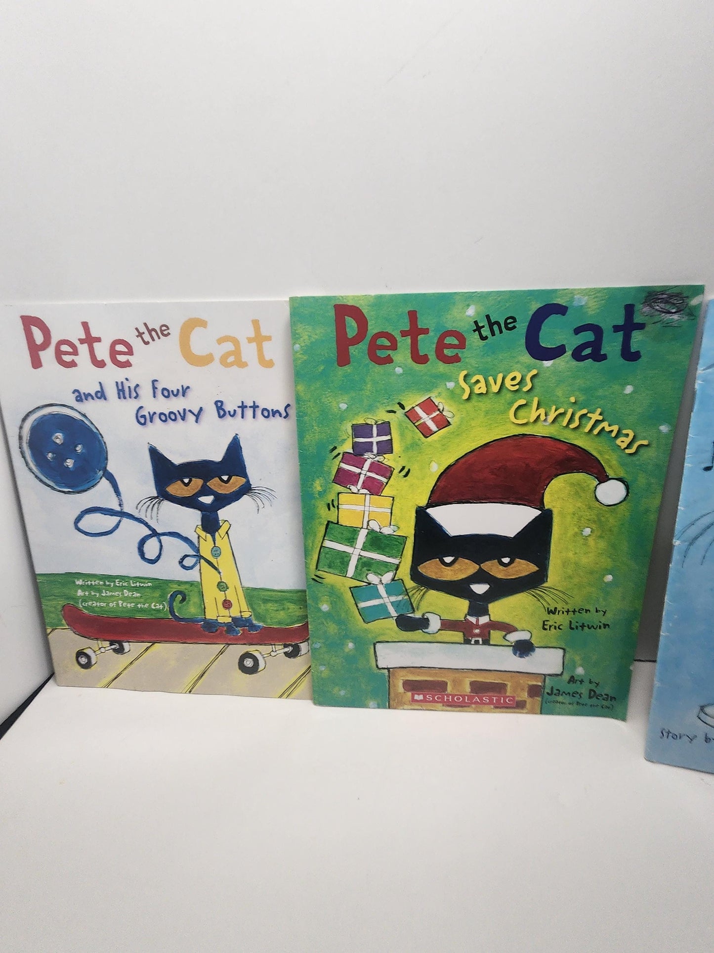 Pete The Cat Older LOT Of 3 Children's Books - Kids Books - Children's Books - Pete The Cat - Pete The Cat Books - Scholastic Books