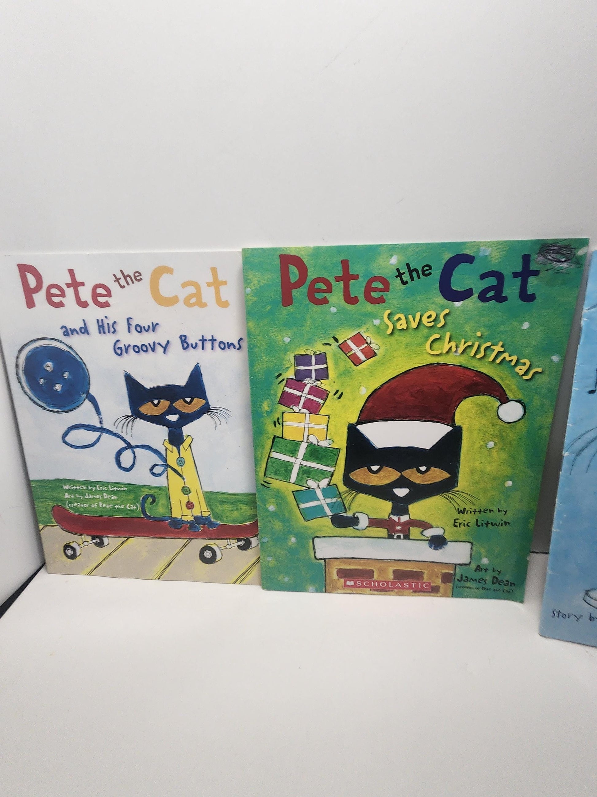 Pete The Cat Older LOT Of 3 Children's Books - Kids Books - Children's Books - Pete The Cat - Pete The Cat Books - Scholastic Books
