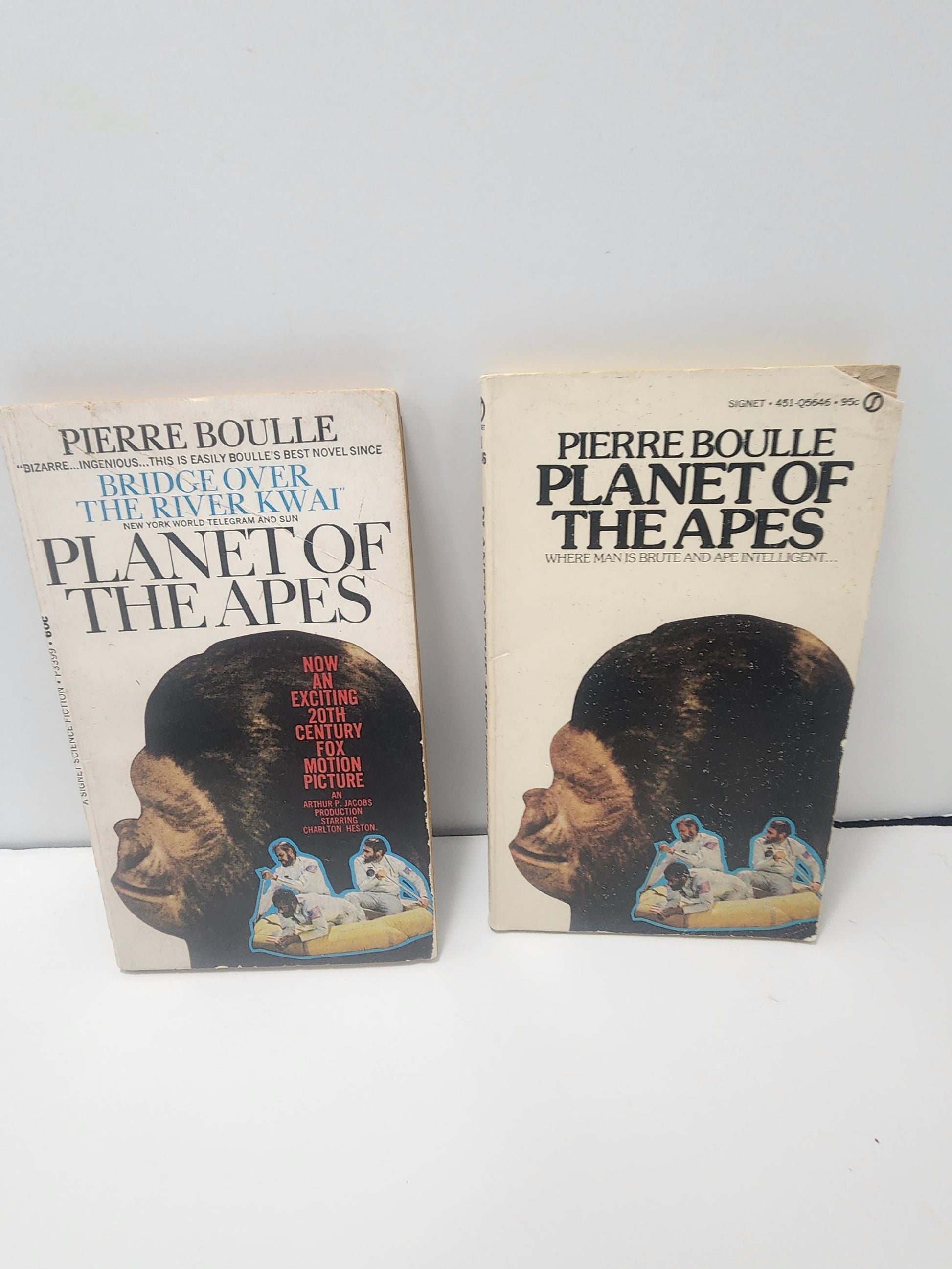 1960's Planet Of The Apes By Pierre Boulle Vintage Paperback Book - Planet Of The Apes - Pierre Boulle - Movies - Movies Into Books - 1960's