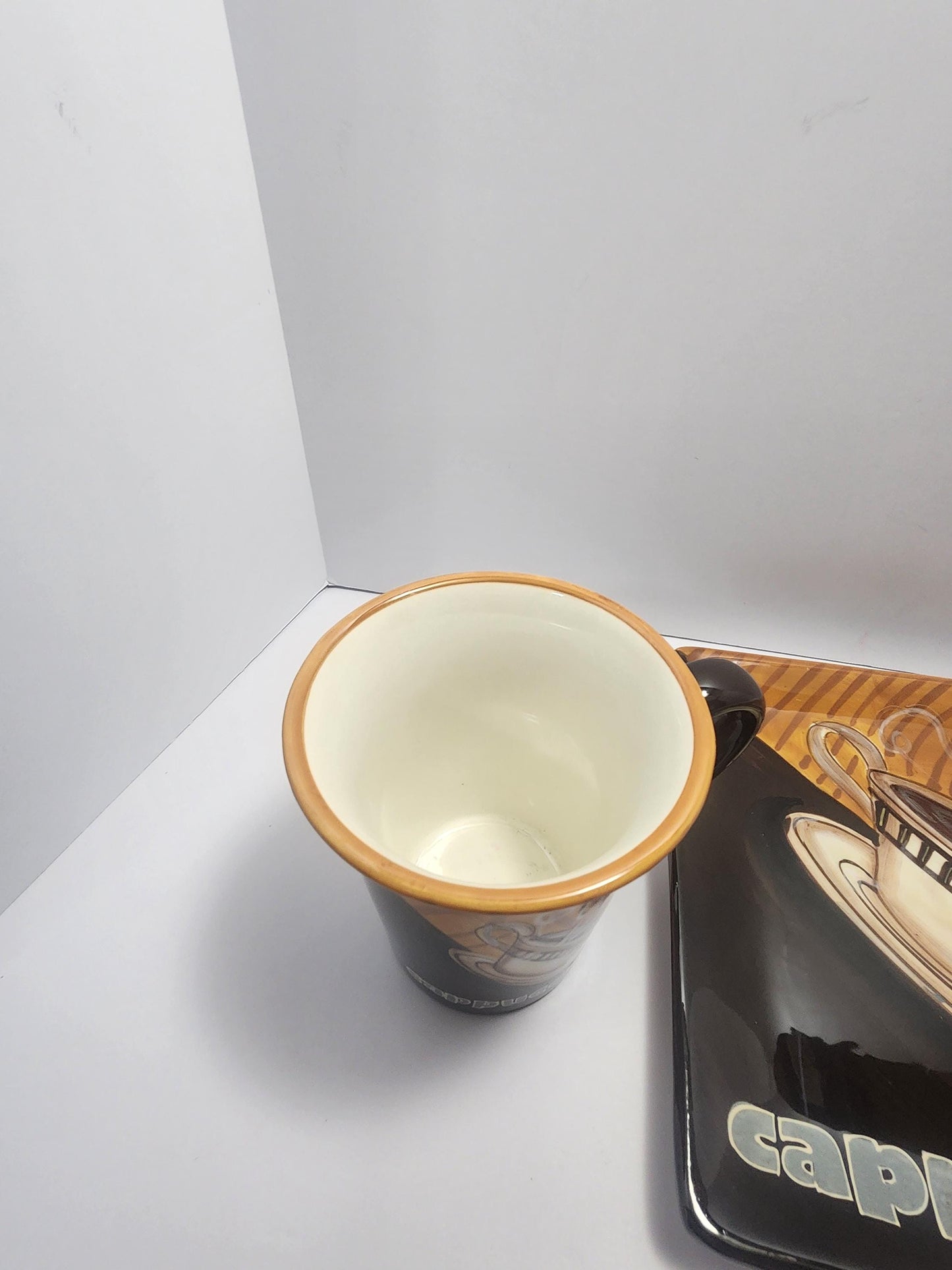 International Plates Cappuccino Plate & Mug SET - Plates - Mugs - Coffee - Coffee Mug - Cappuccino - Breakfast