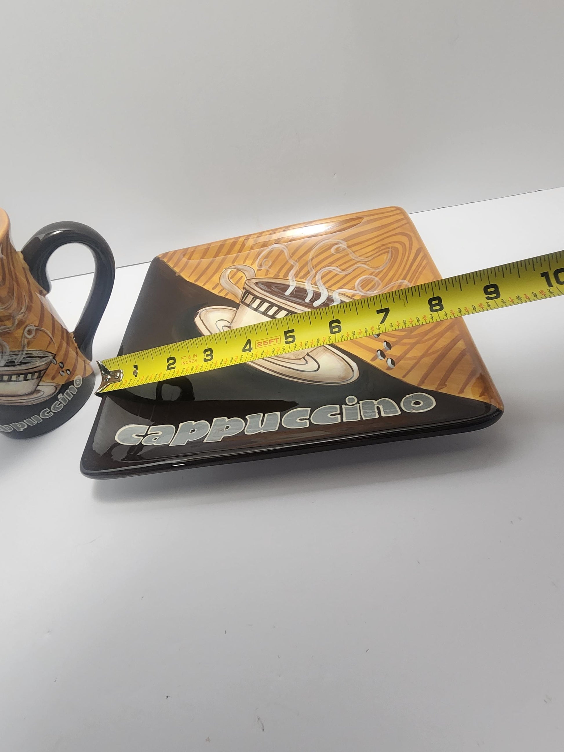 International Plates Cappuccino Plate & Mug SET - Plates - Mugs - Coffee - Coffee Mug - Cappuccino - Breakfast