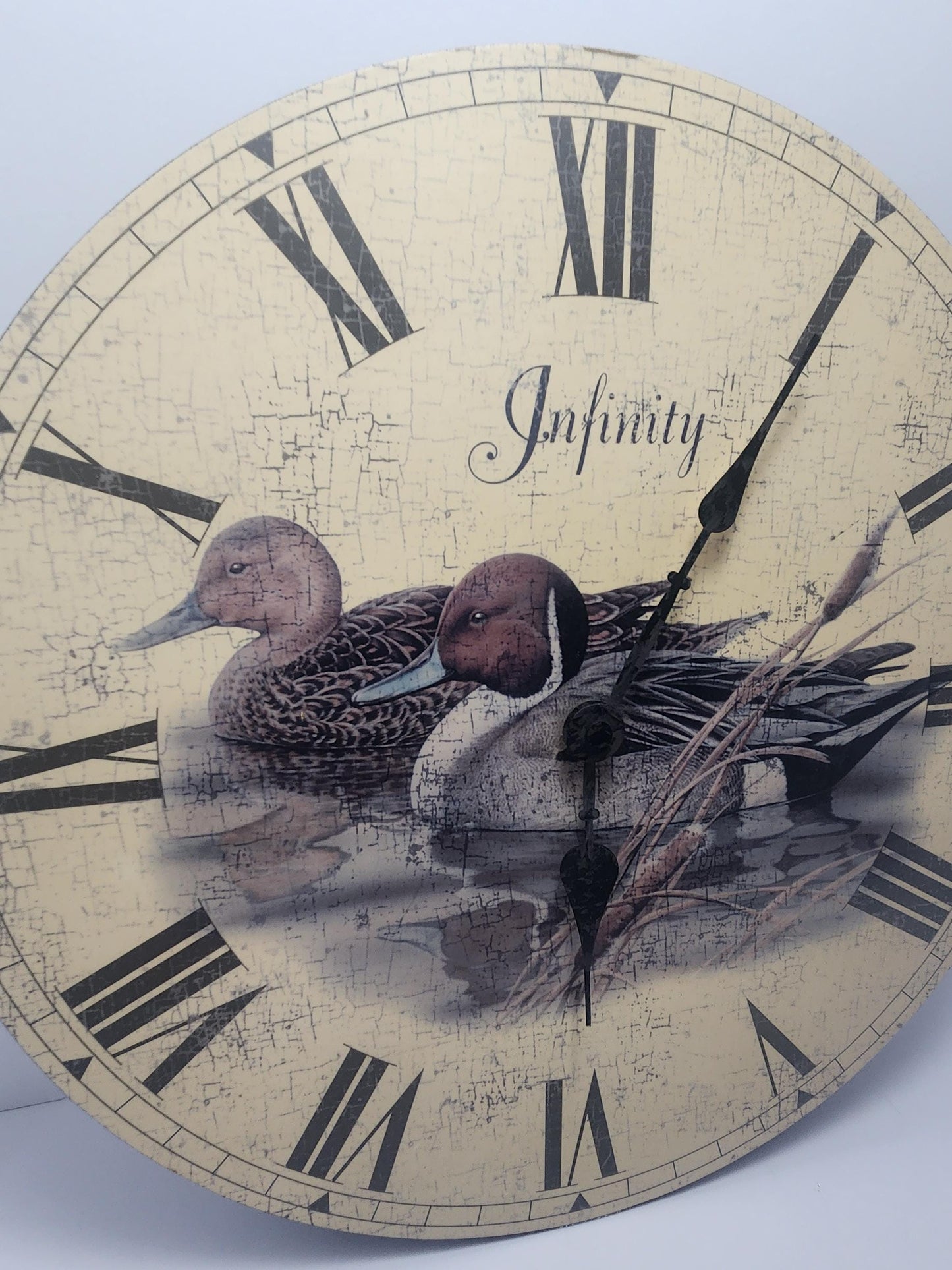 Big Duck Decor Clock NOT WORKING - Ducks - Duck Decor - Duck Gifts - Wall Decor - Roman Numbers - Clocks - Wall Clock